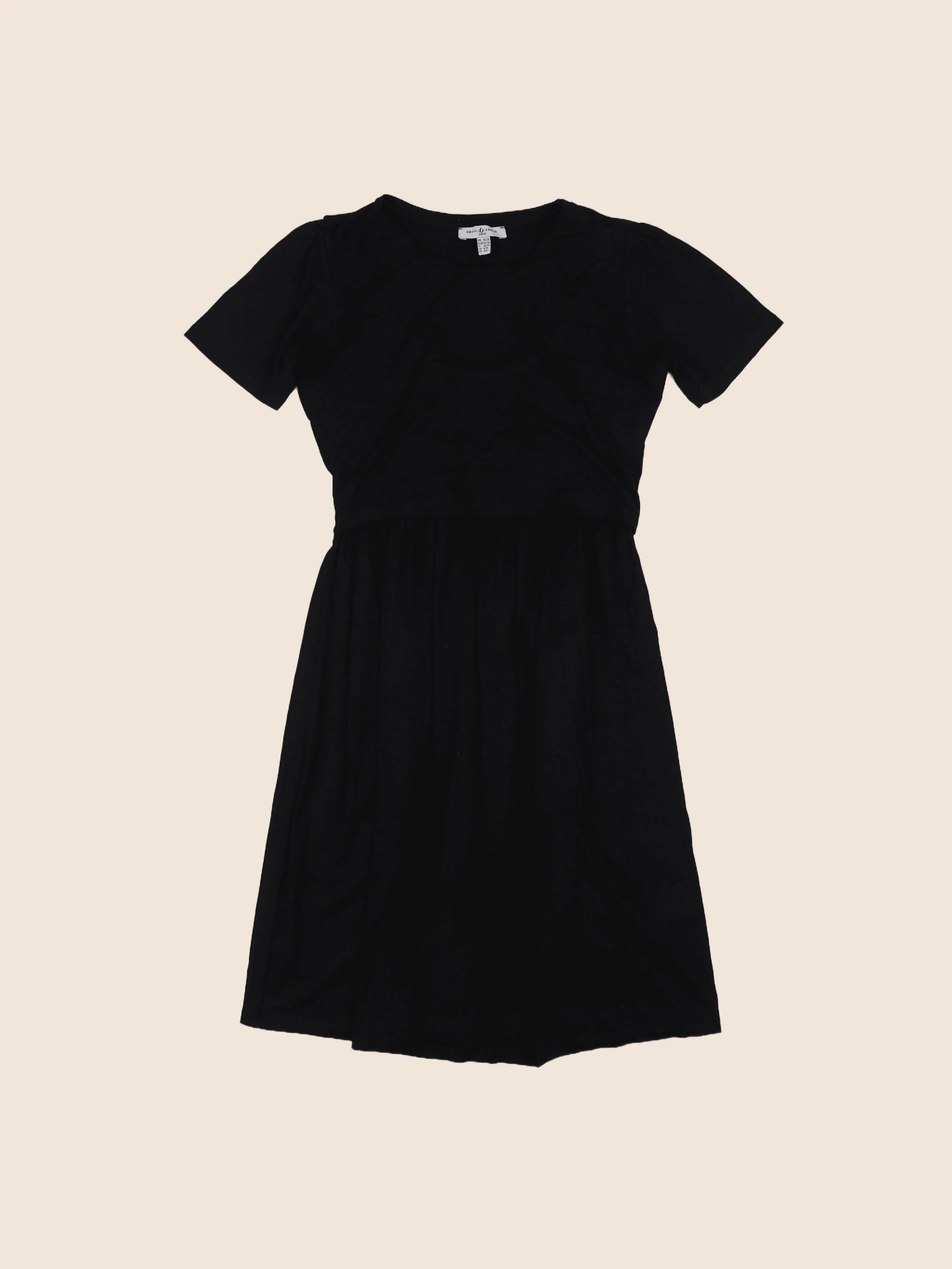 Envie de fraise - robe grossesse noir - 36 à 38