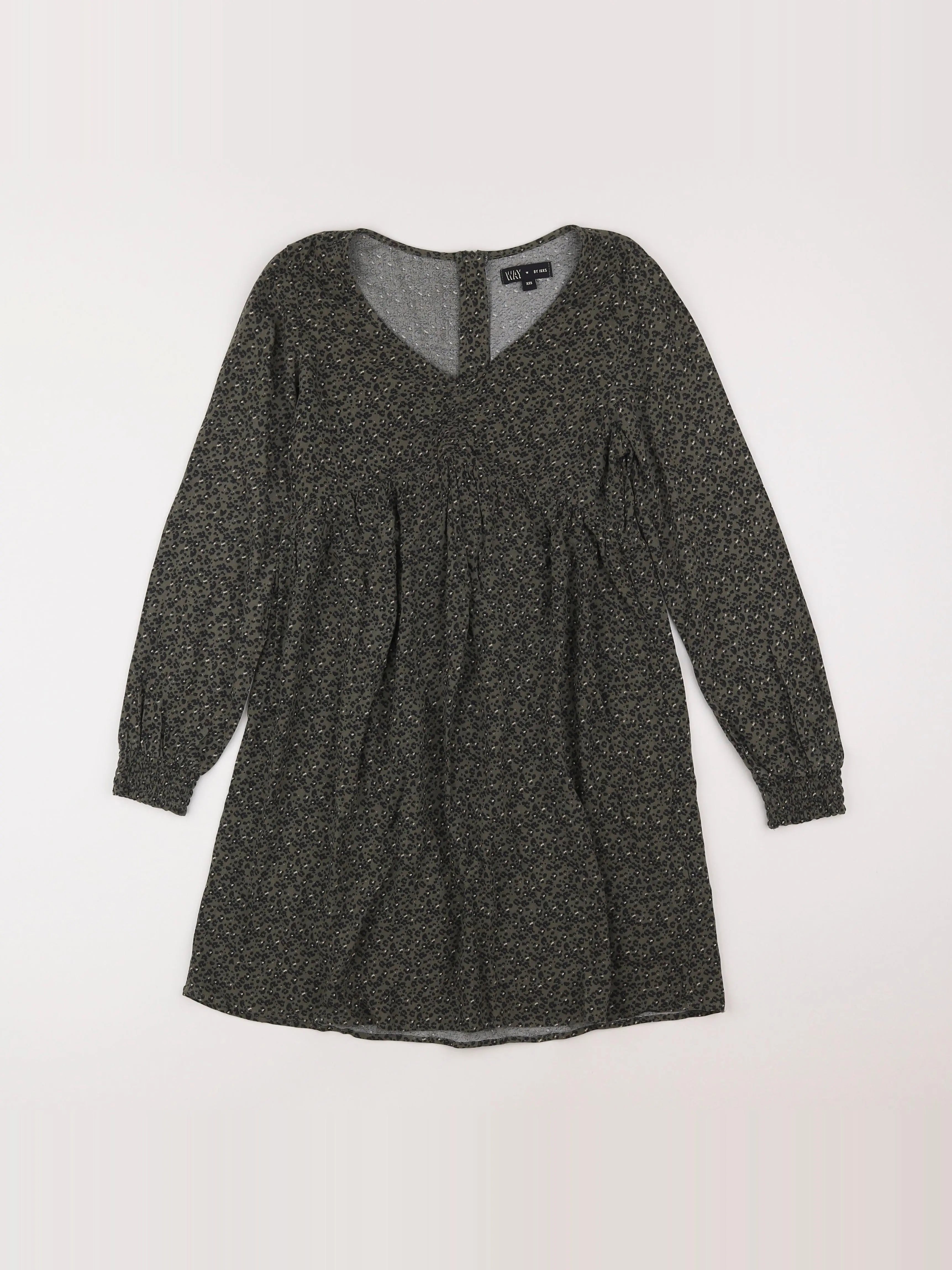IKKS - robe vert - 10 ans