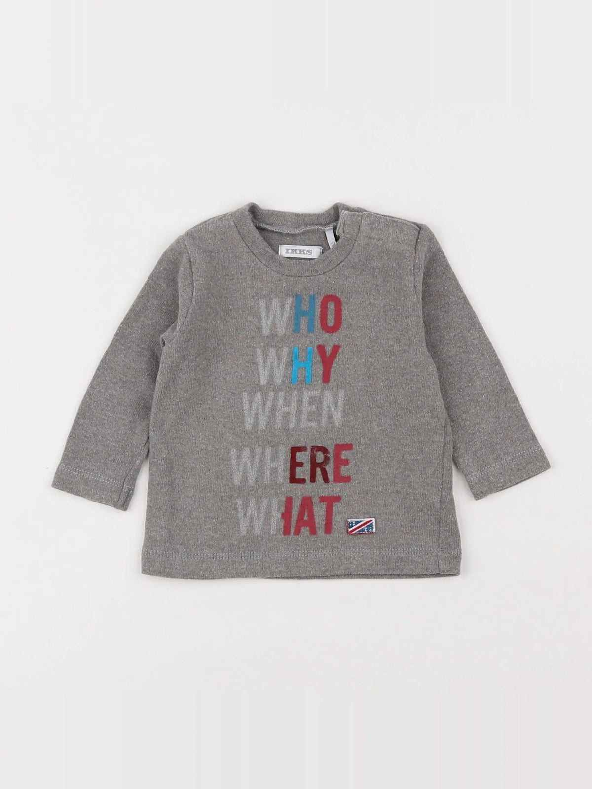 IKKS - tee-shirt gris - 3 mois
