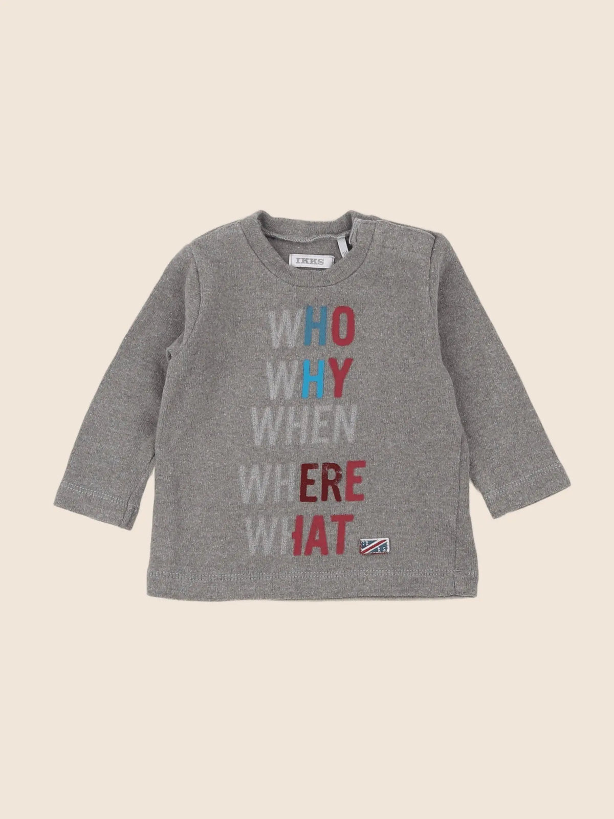 IKKS - tee-shirt gris - 3 mois