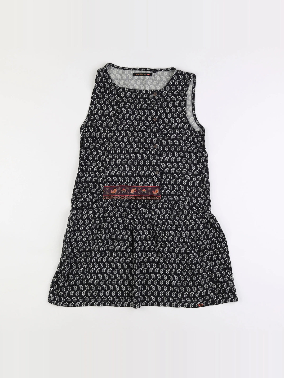 IKKS - robe noir - 10 ans