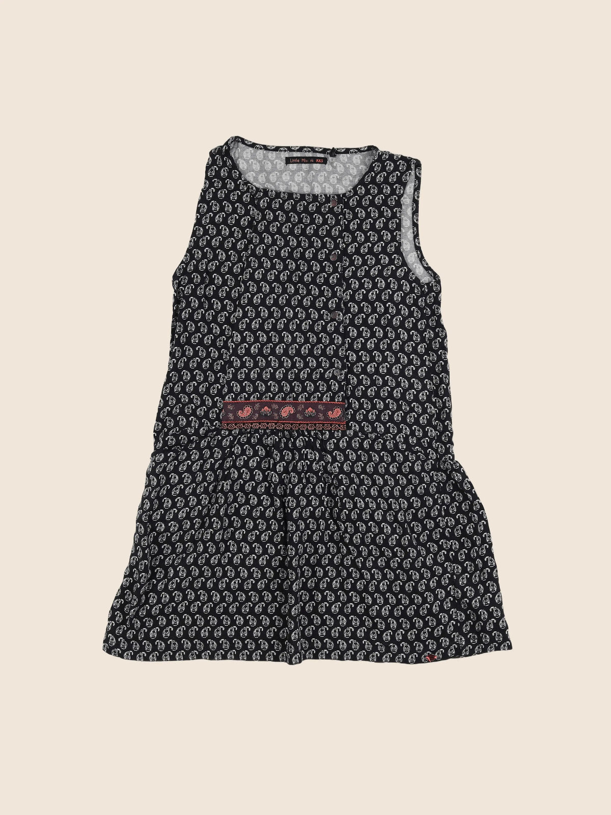 IKKS - robe noir - 10 ans