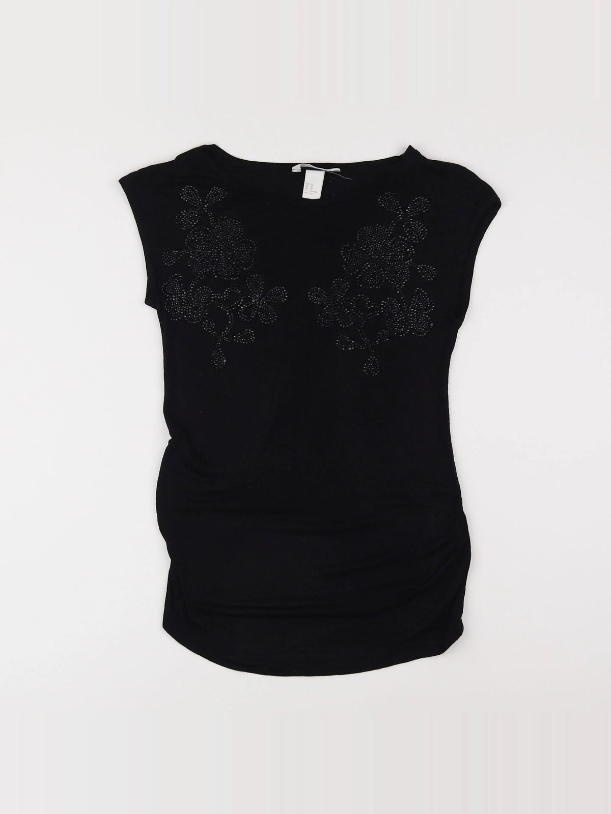 H&M - tee-shirt grossesse noir - 34
