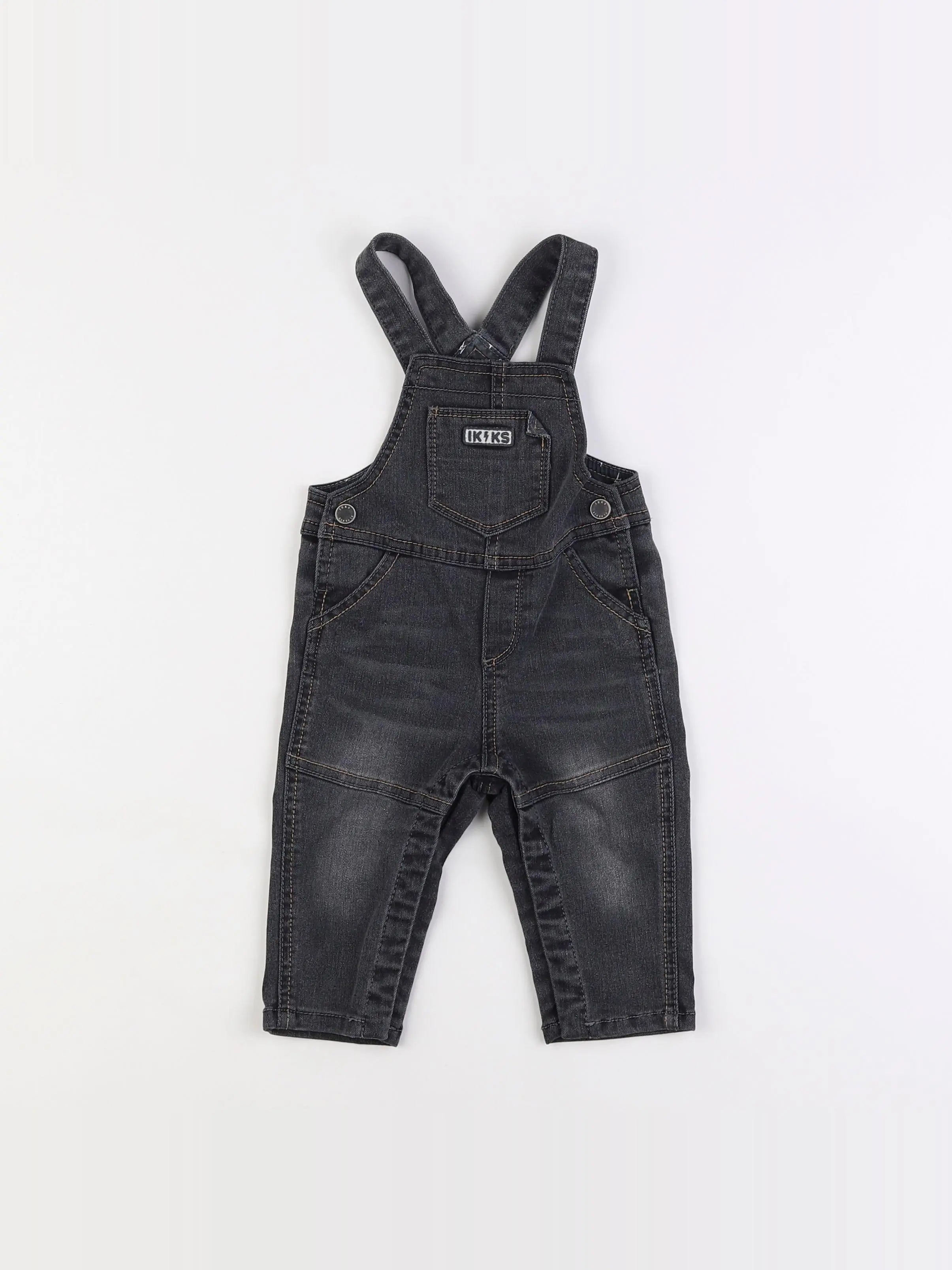 IKKS - salopette gris - 6 mois