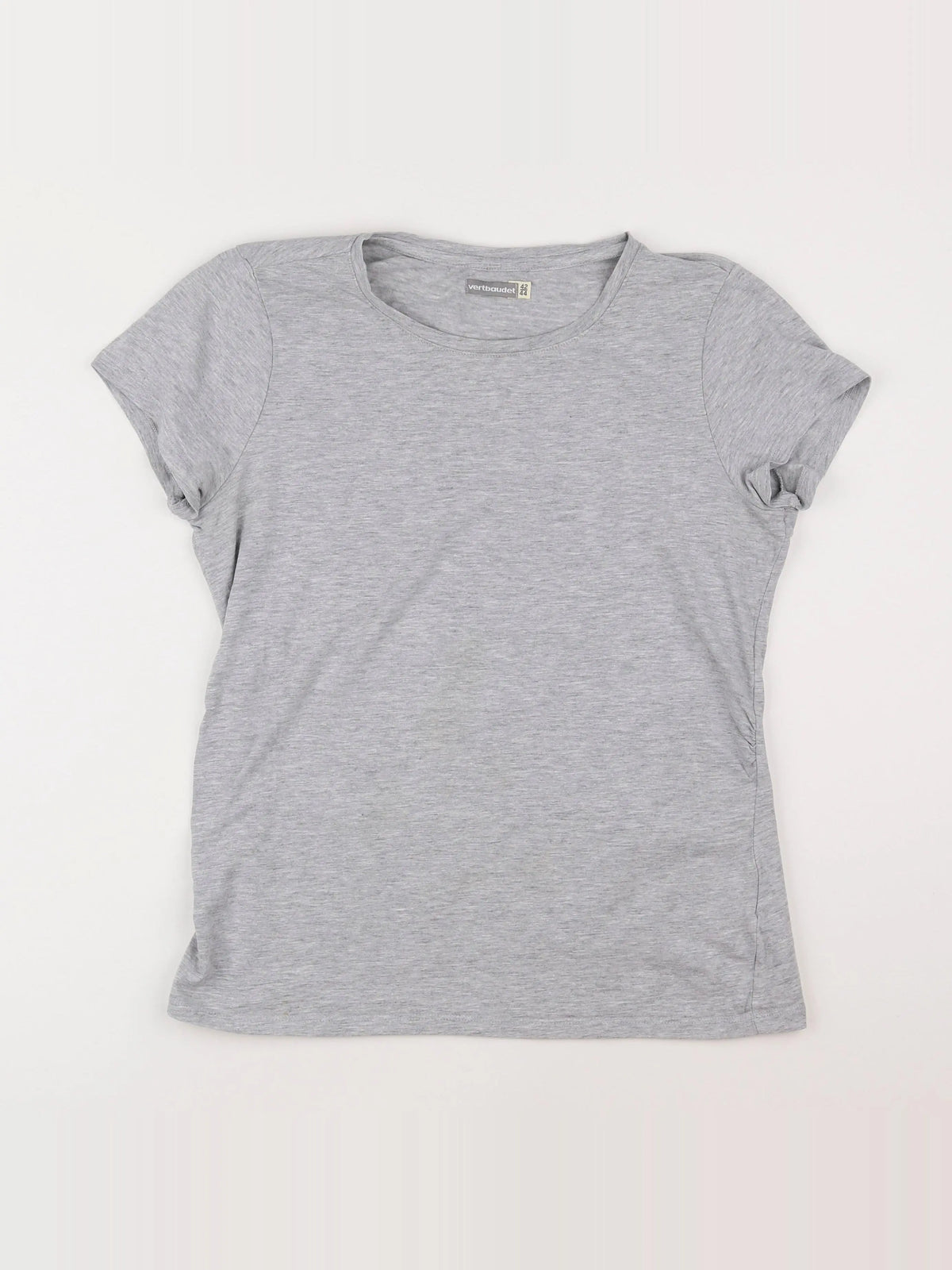 Vertbaudet - tee-shirt grossesse gris - 42 à 44