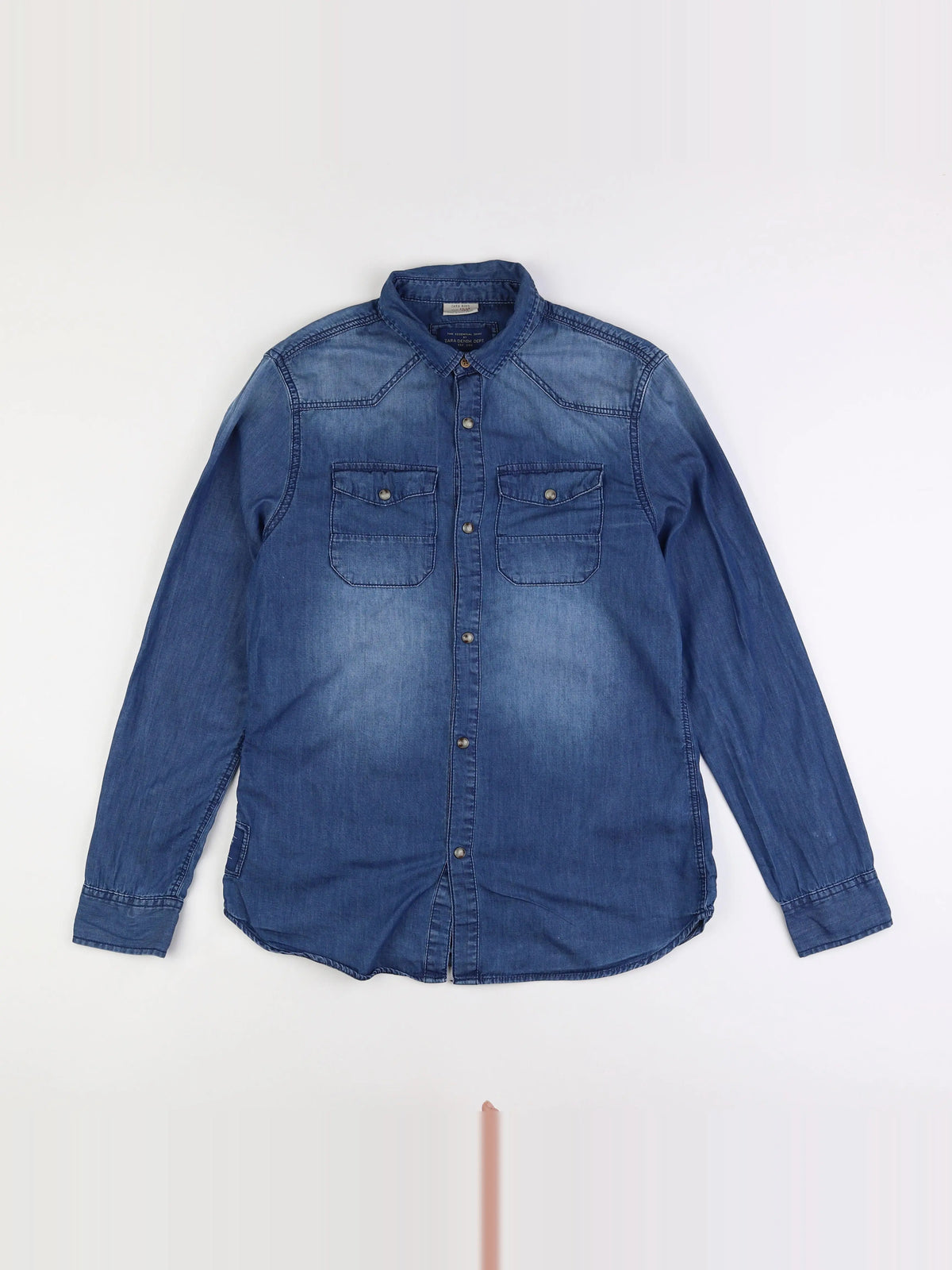 Zara - chemise bleu - 13/14 ans