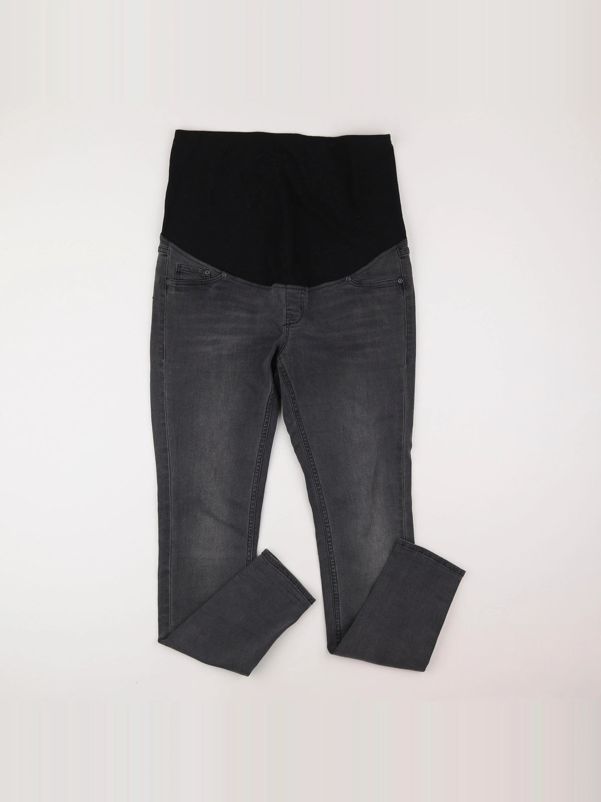 H&M - jean grossesse gris - 40