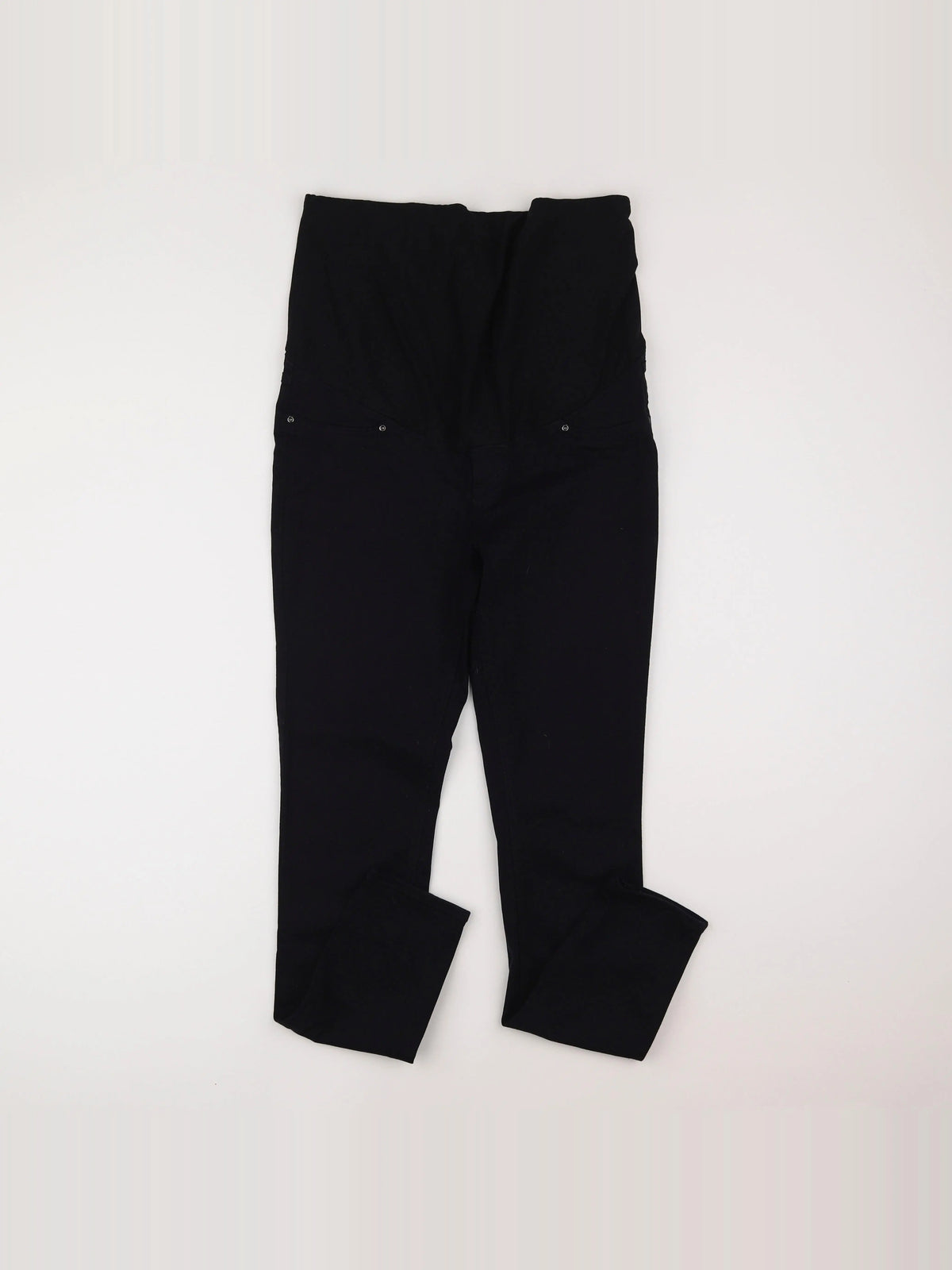 H&M - jean grossesse noir - 40