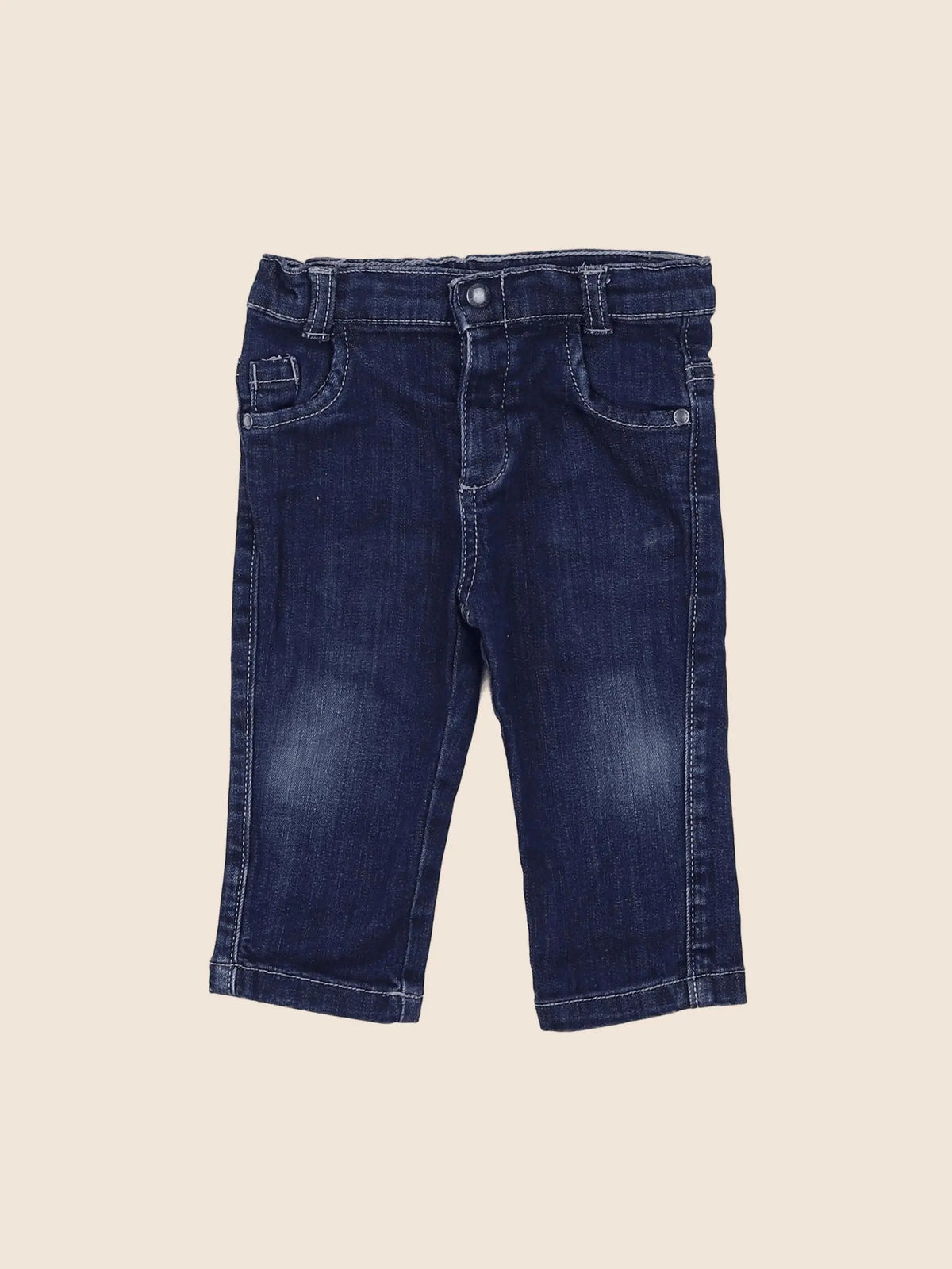 Vertbaudet - jean bleu - 12 mois