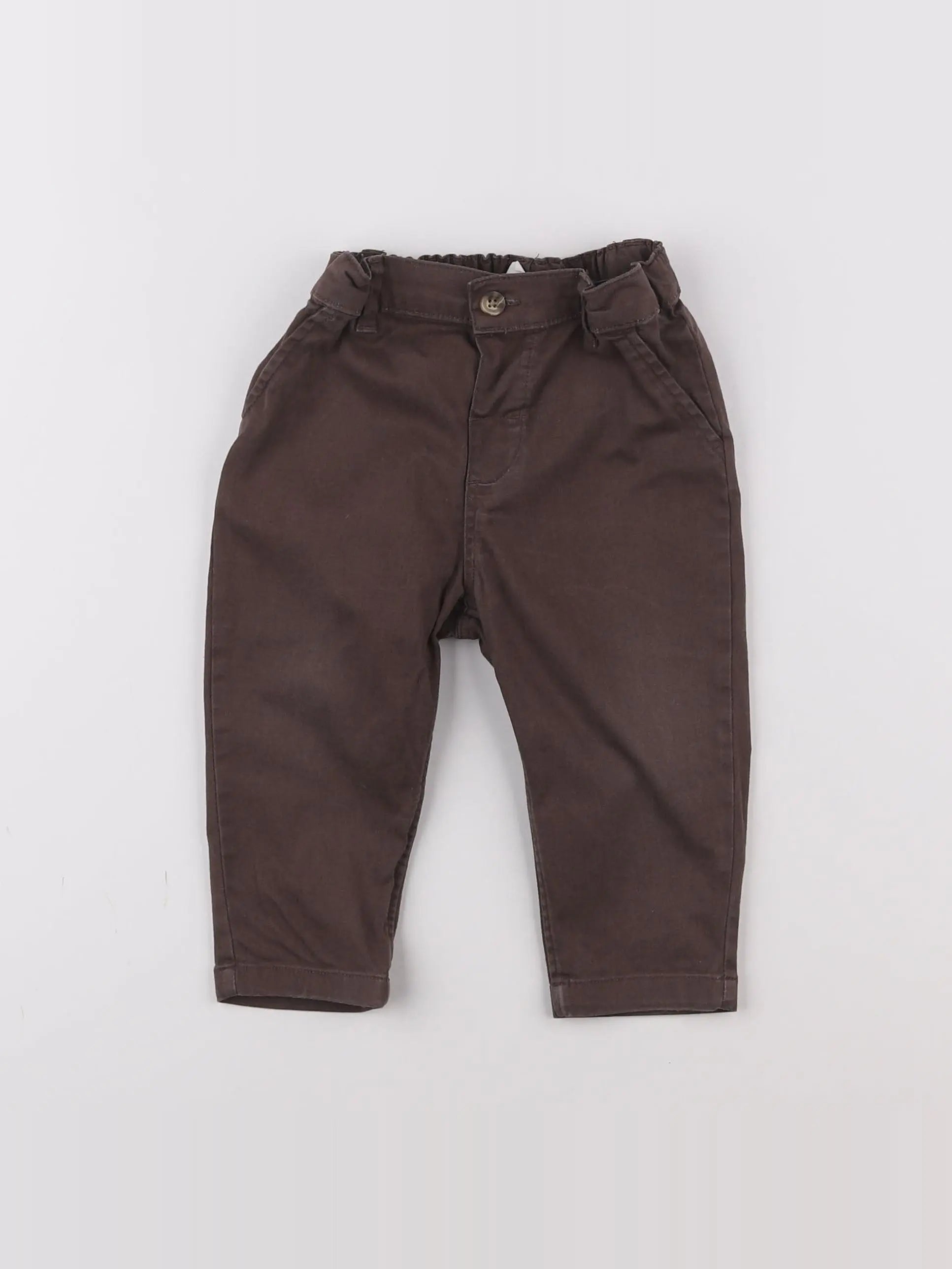 H&M - pantalon marron - 6/9 mois