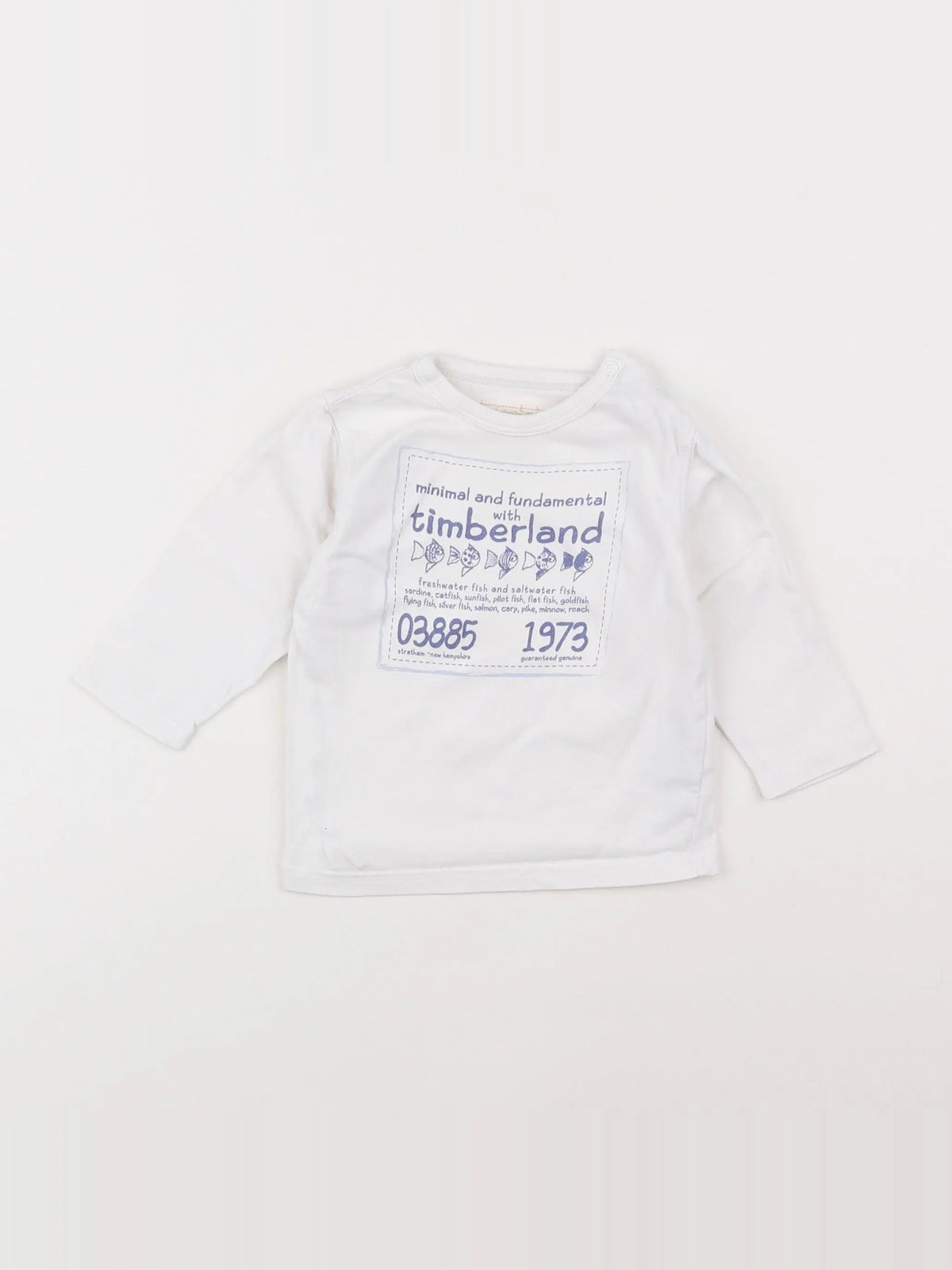 Timberland - tee-shirt blanc - 6 mois