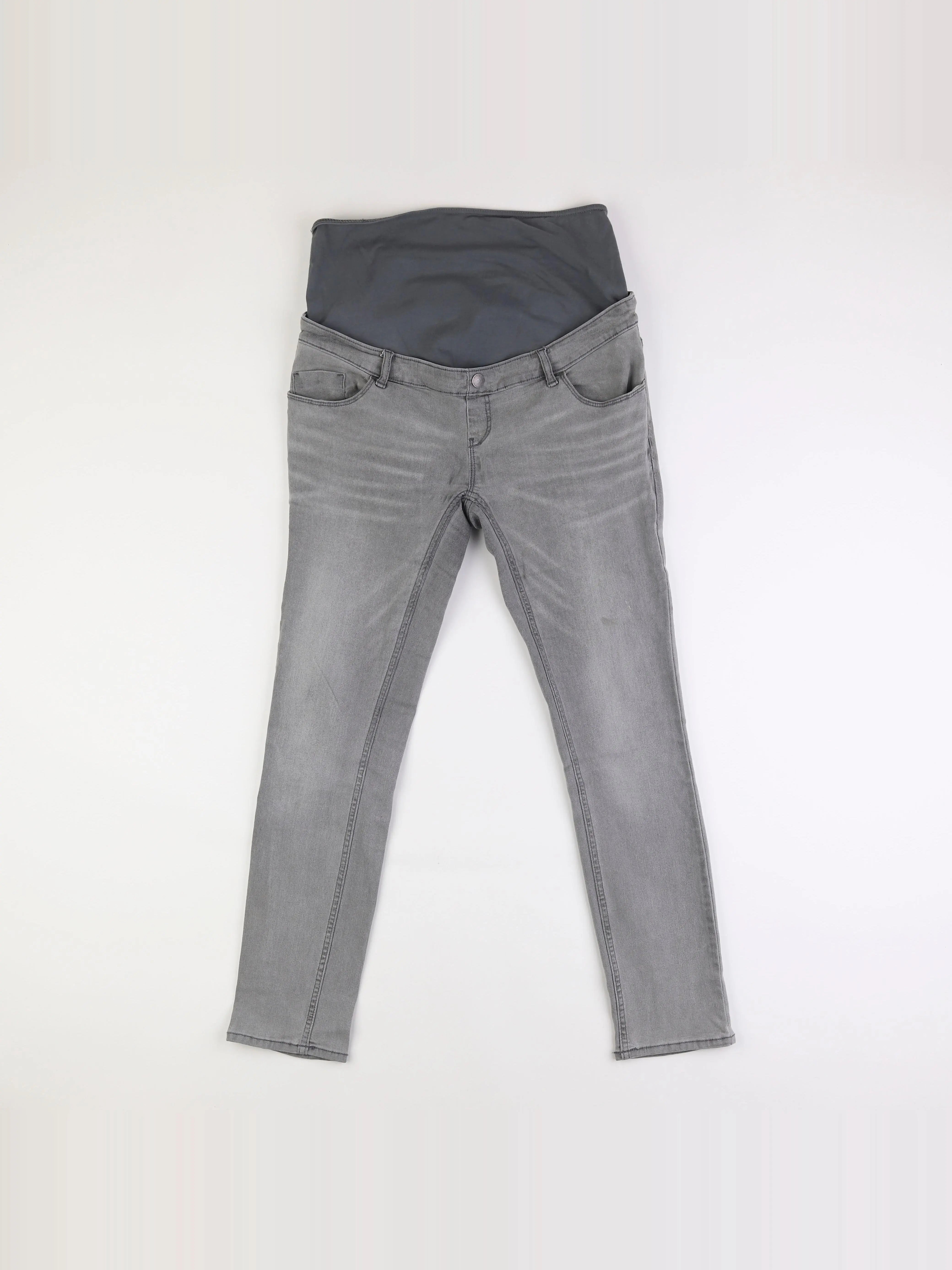 Kiabi - jean grossesse gris - 40