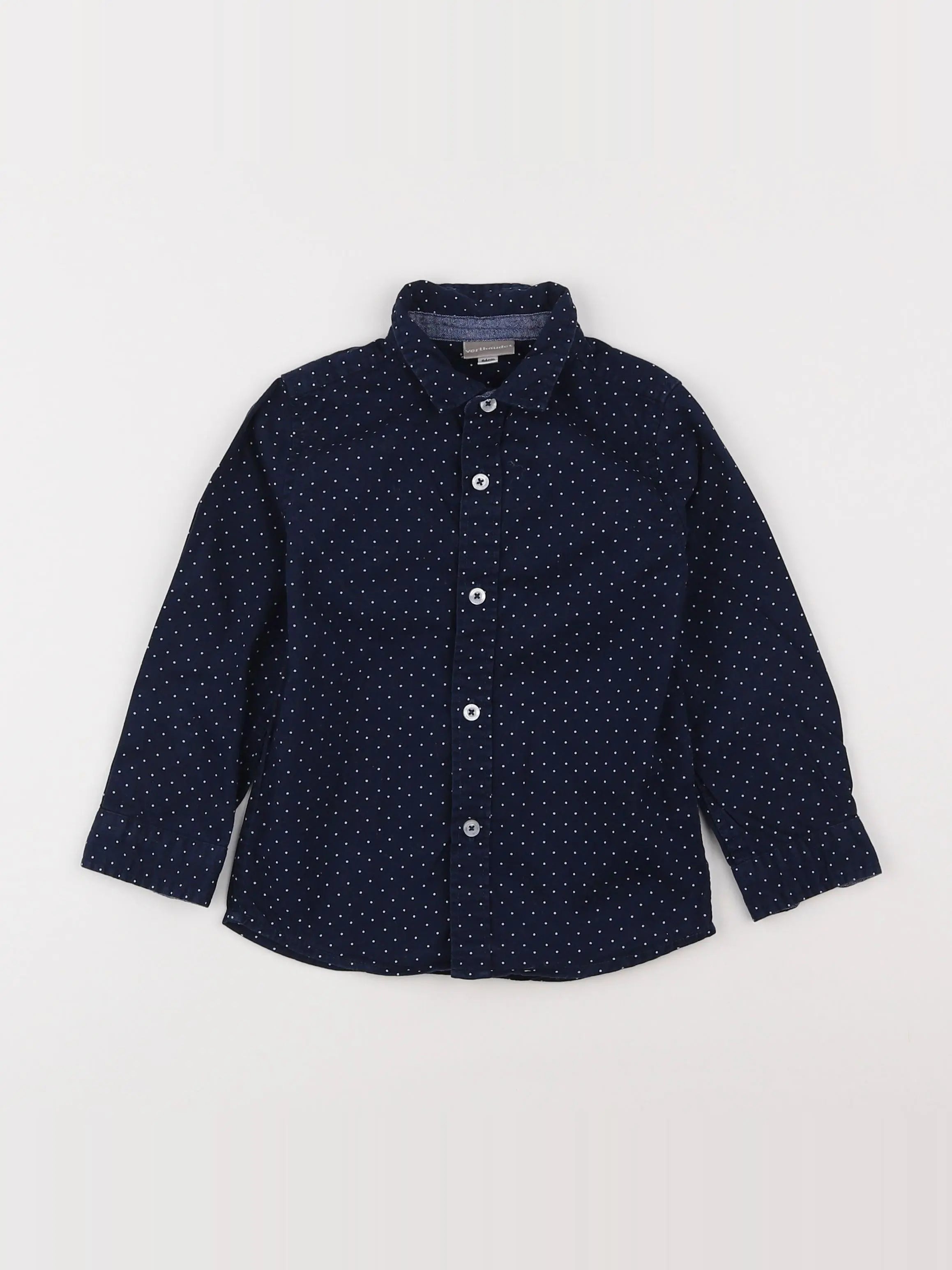 Vertbaudet - chemise bleu - 3 ans