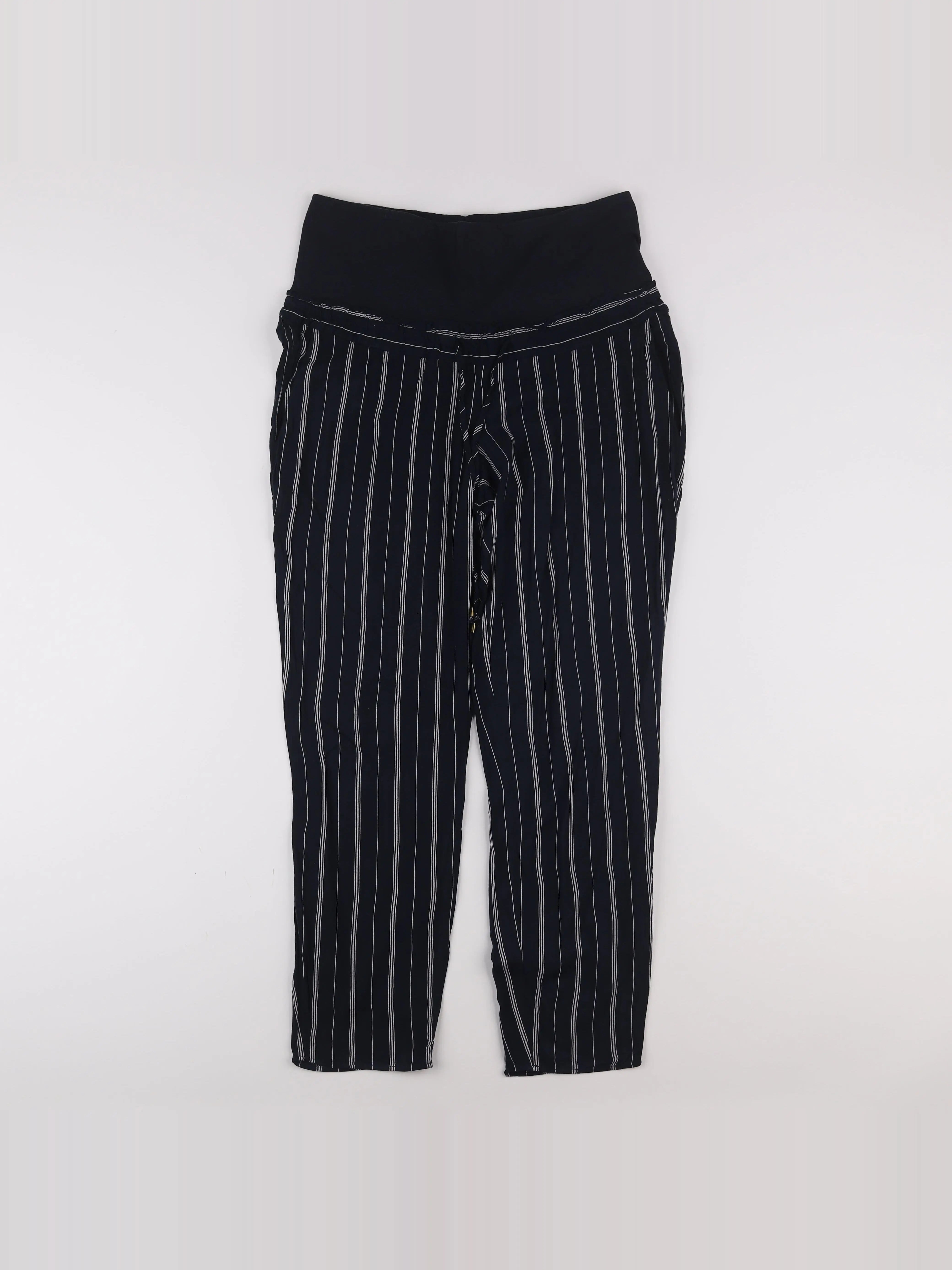 H&M - pantalon grossesse bleu - 40