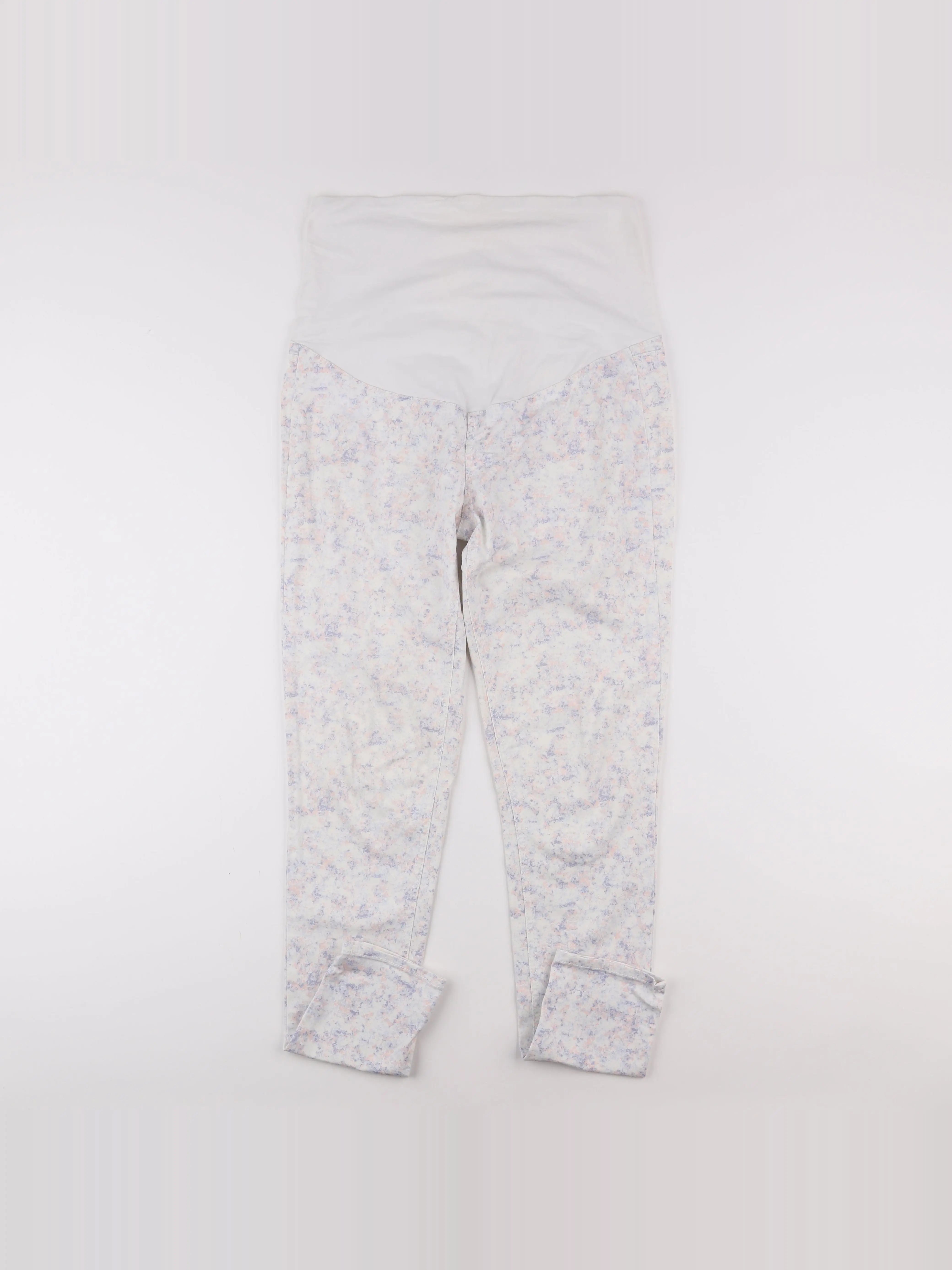 H&M - pantalon grossesse blanc - 40