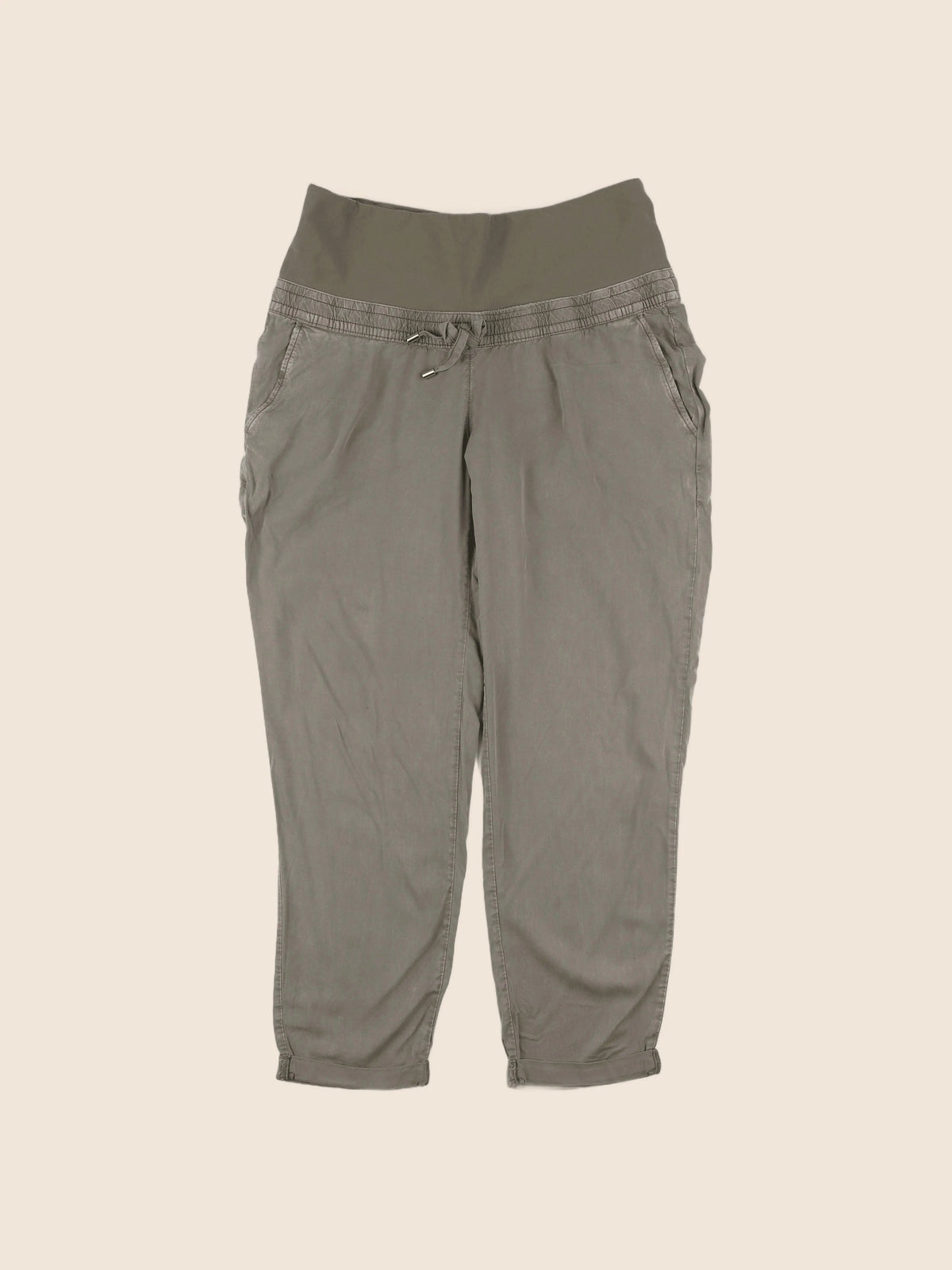 H&M - pantalon grossesse vert - 42