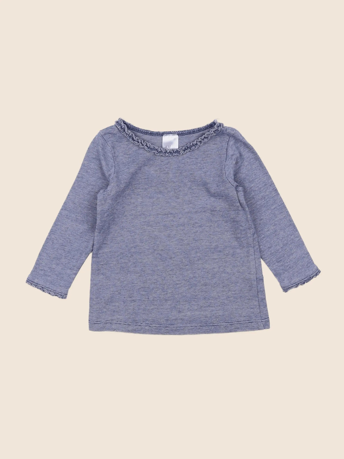 H&M - tee-shirt bleu - 3/6 mois