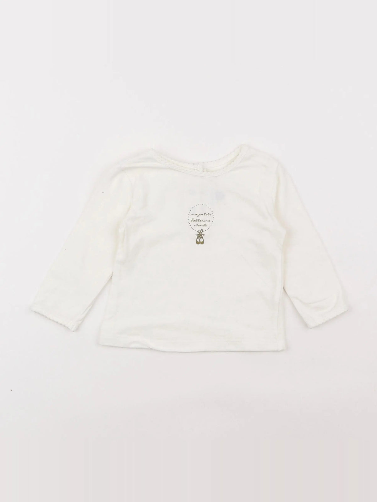 Absorba - tee-shirt blanc - 6 mois