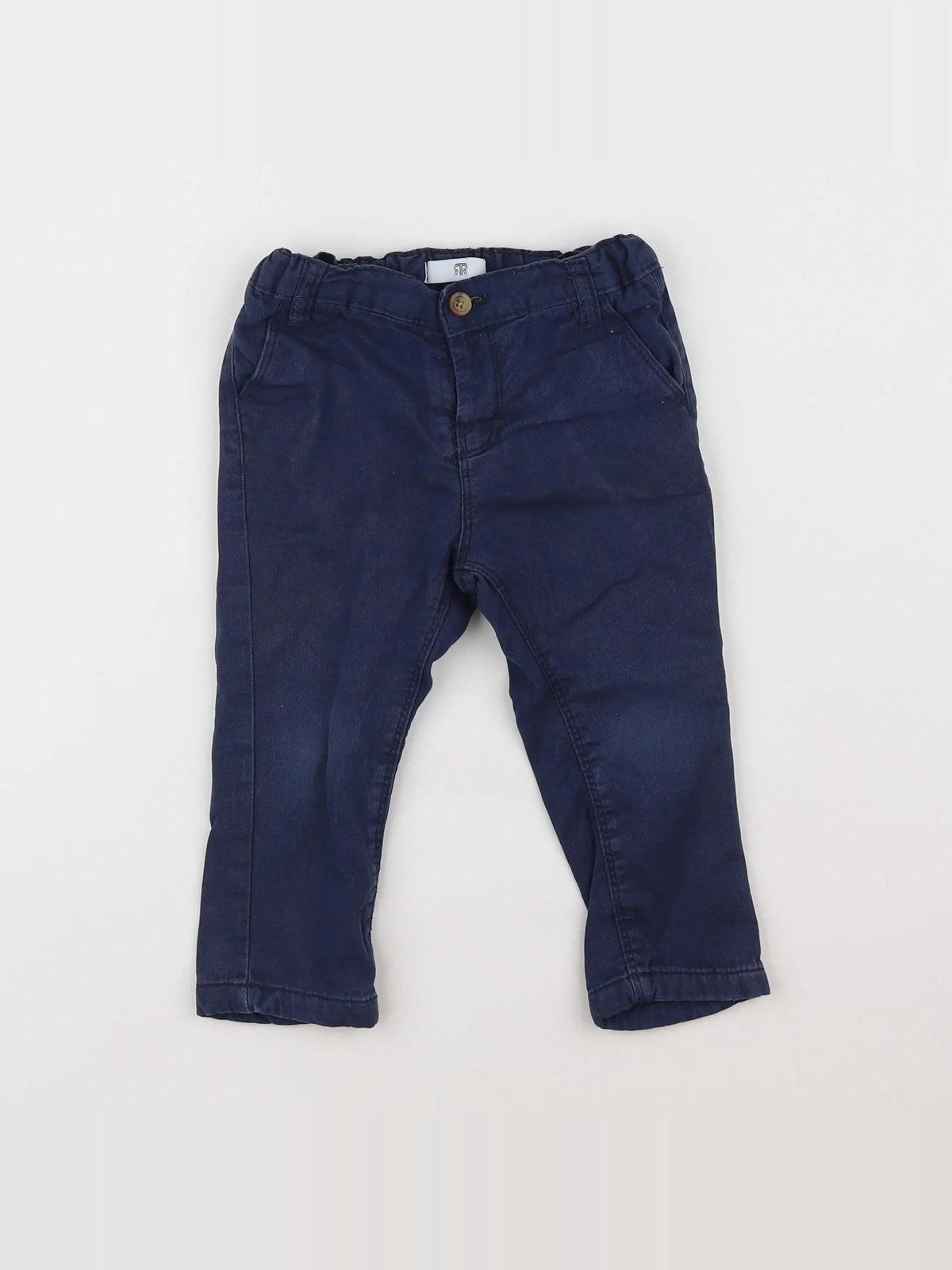 La Redoute - pantalon bleu - 12 mois