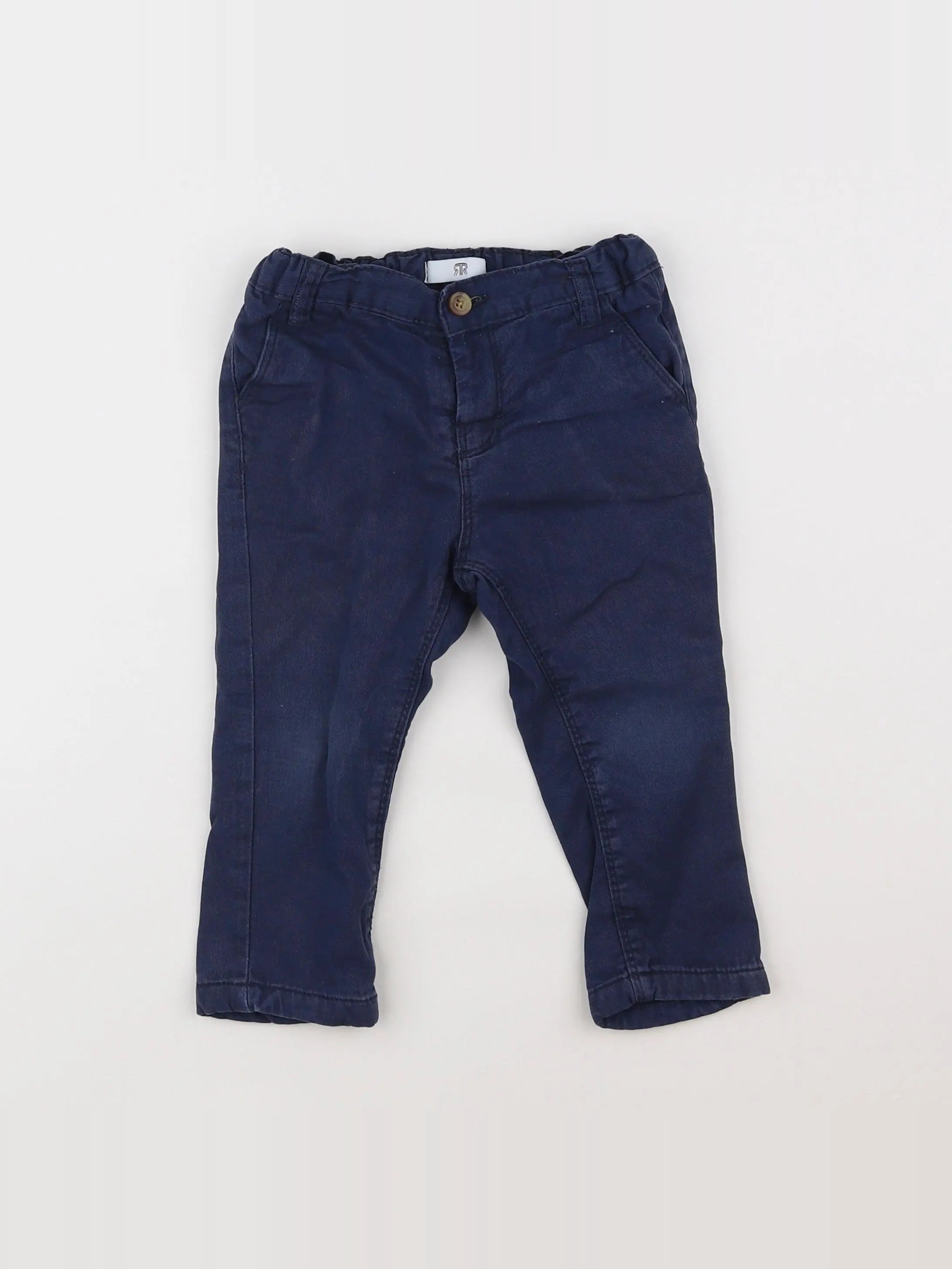 La Redoute - pantalon bleu - 12 mois