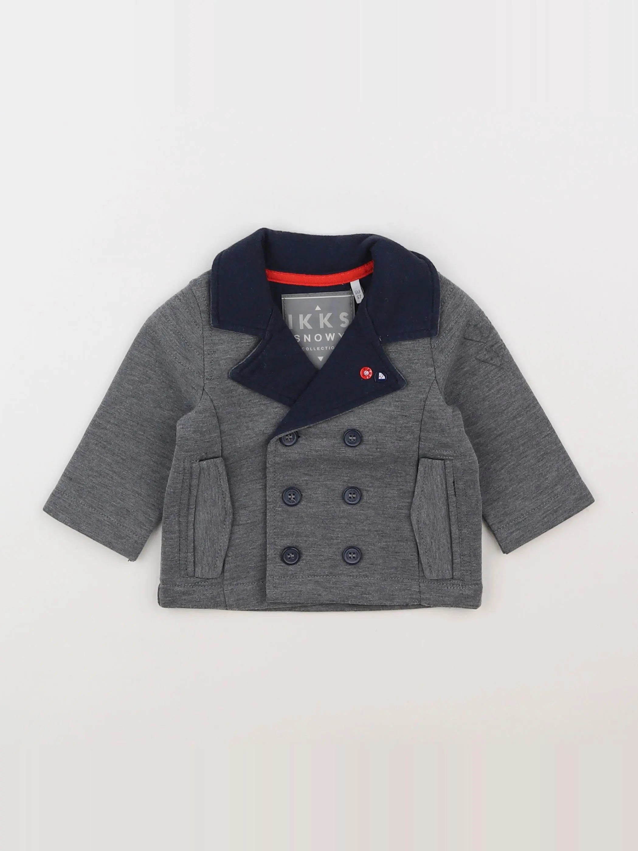 IKKS - veste gris - 6 mois