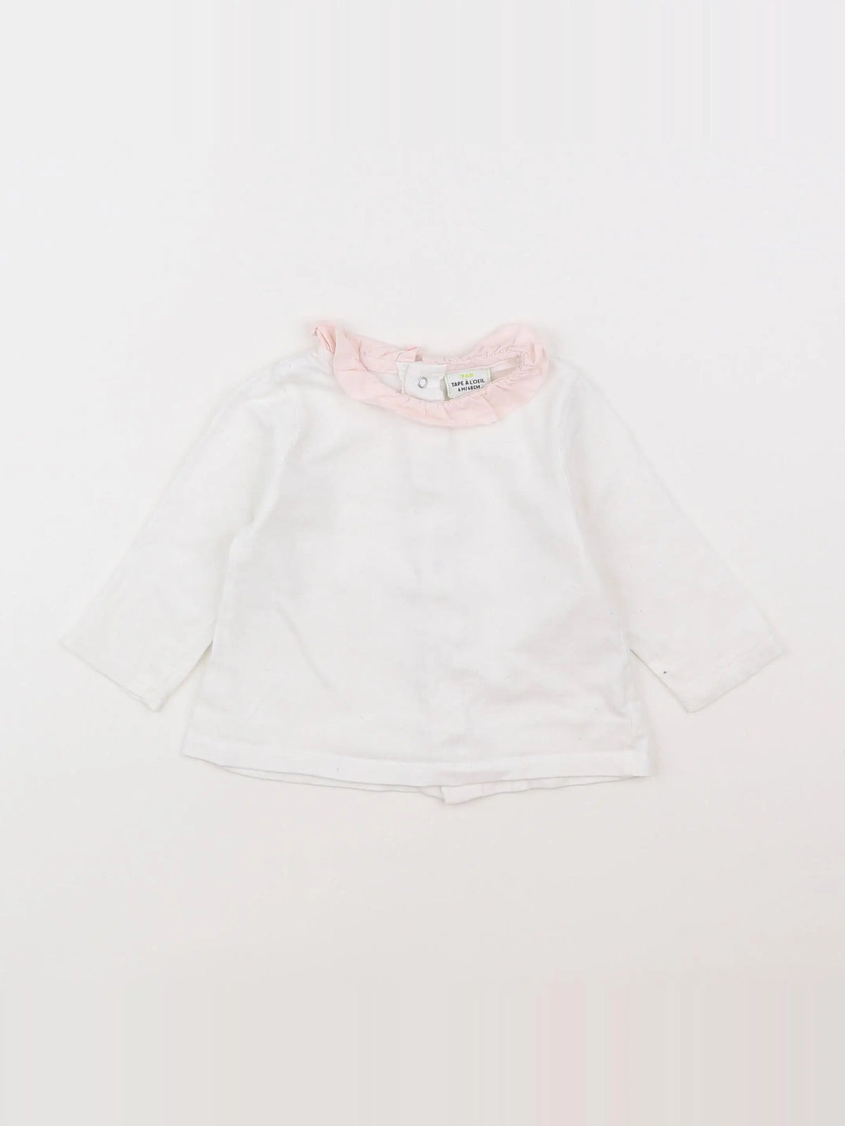 Tape à l'oeil - tee-shirt blanc - 6 mois