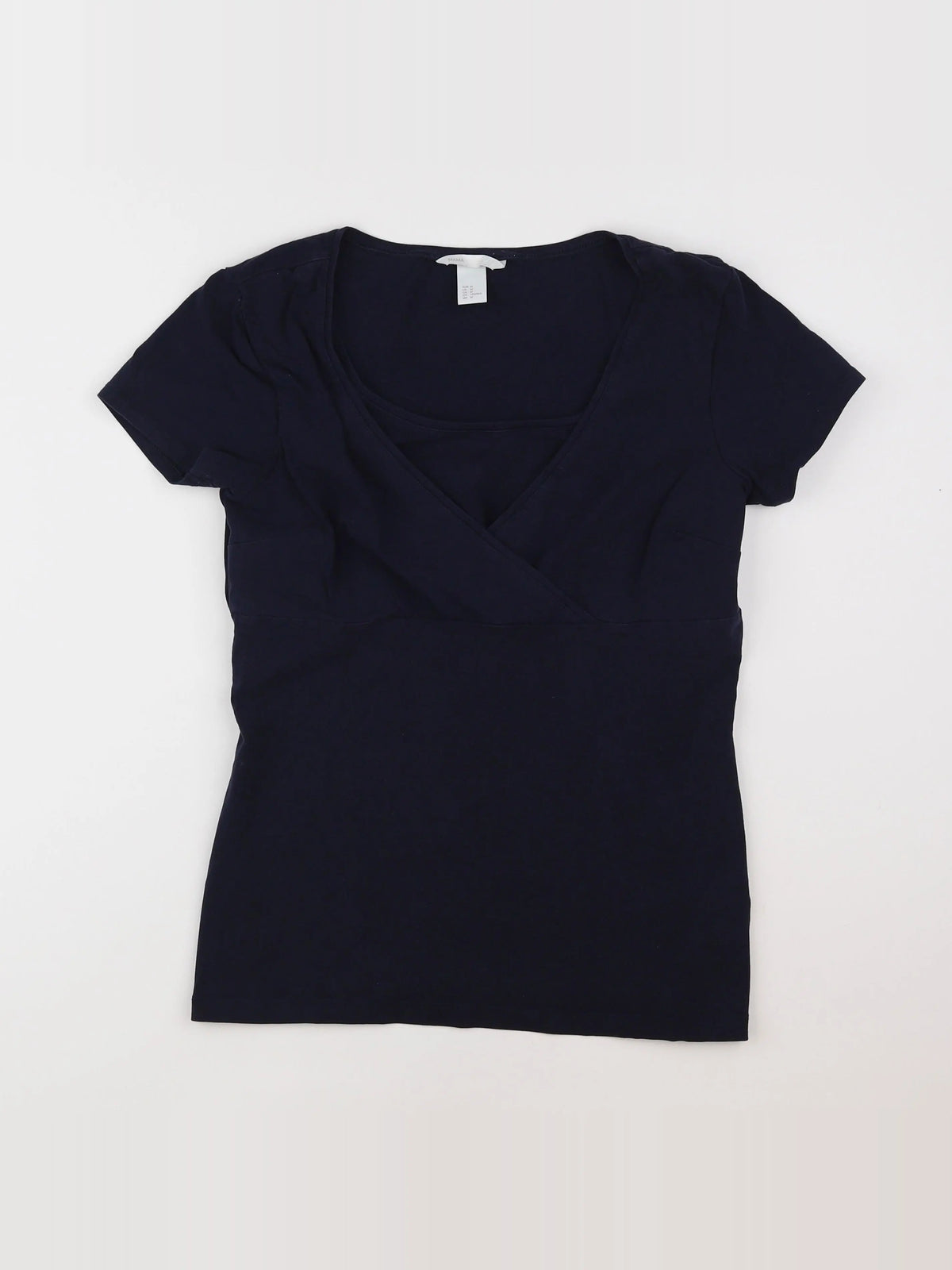 H&M - tee-shirt grossesse bleu - 38