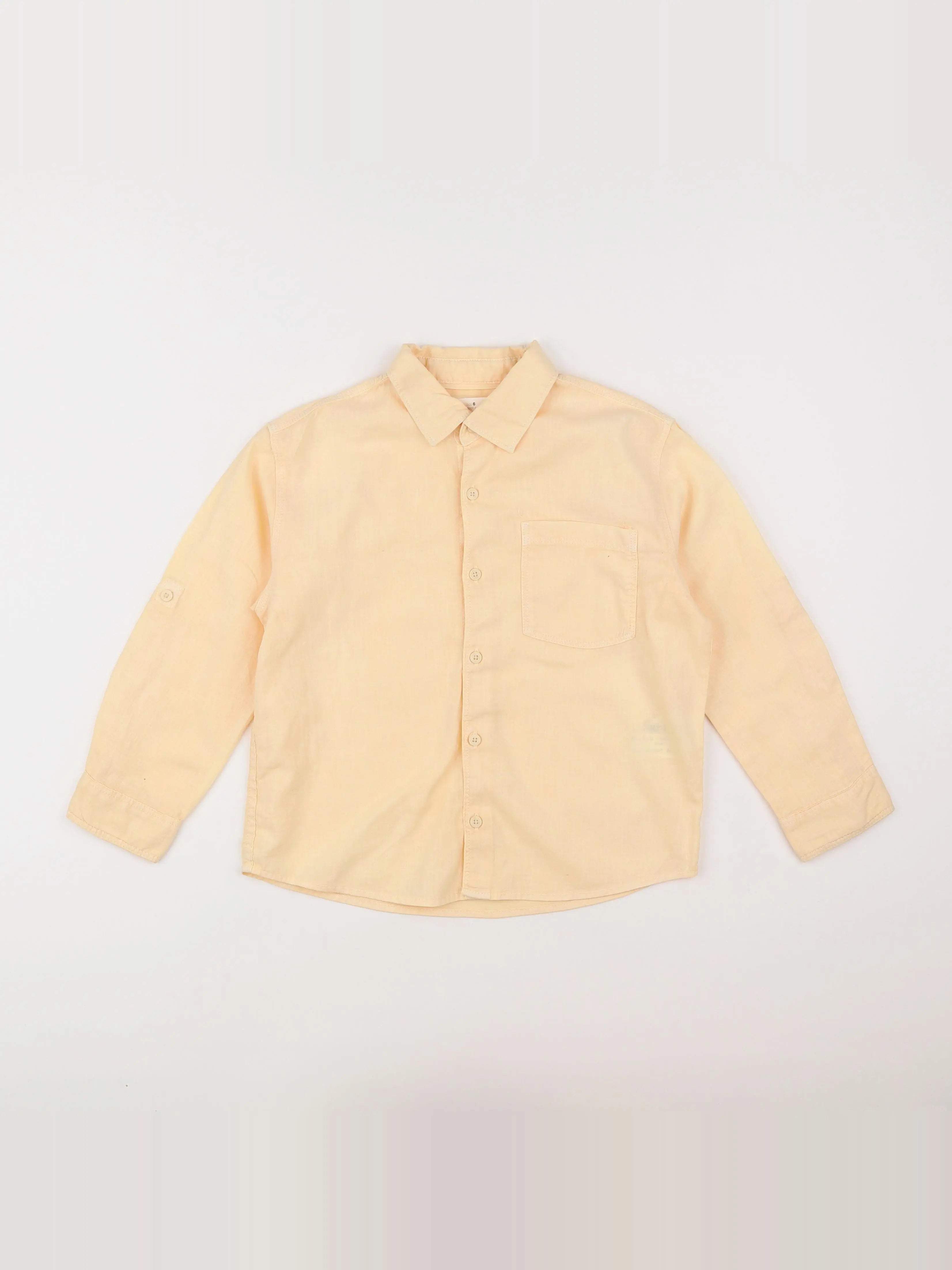 Zara - chemise jaune - 6 ans
