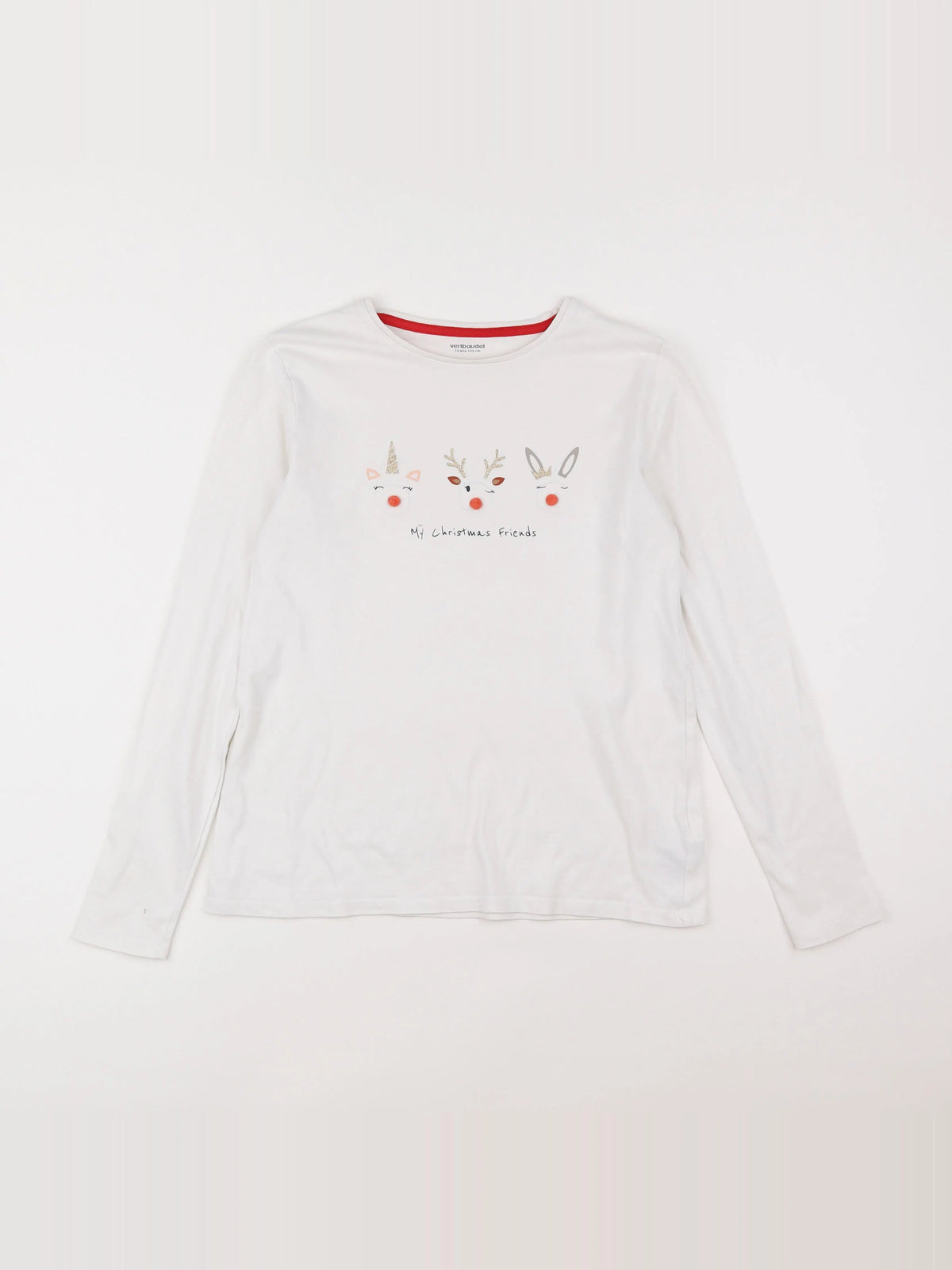 Vertbaudet - tee-shirt blanc - 12 ans