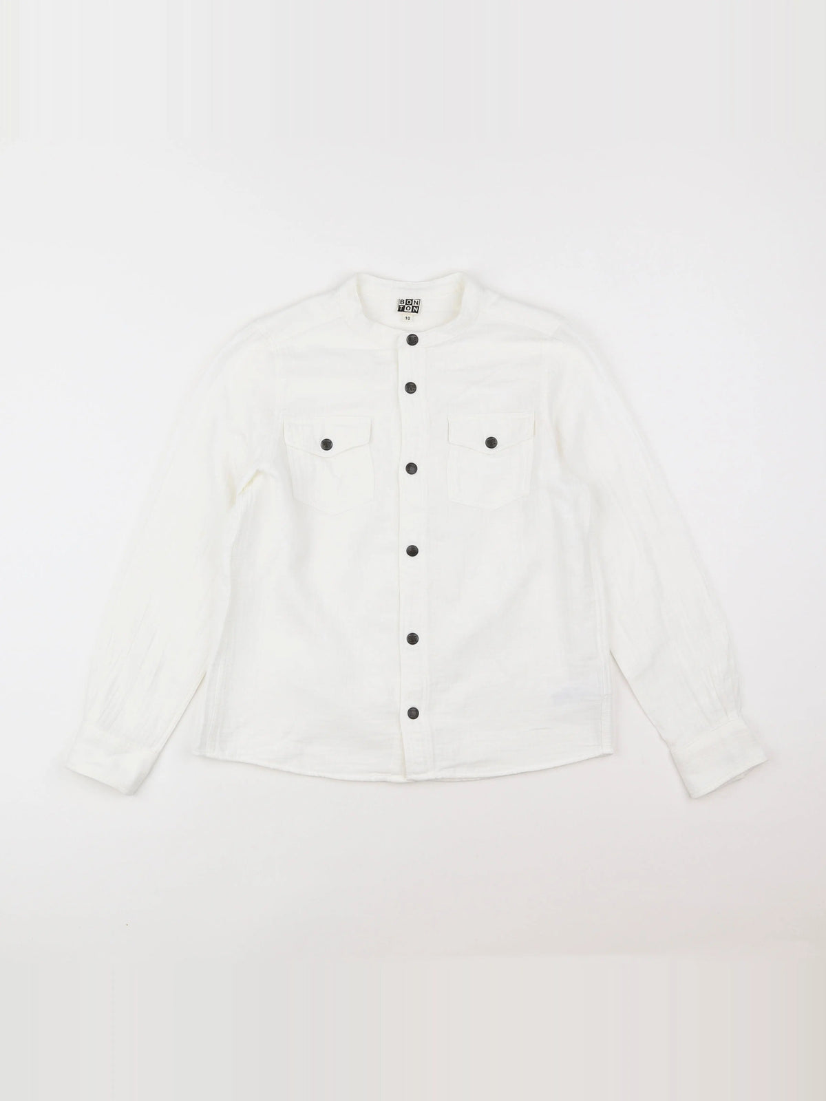 Bonton - chemise blanc - 10 ans