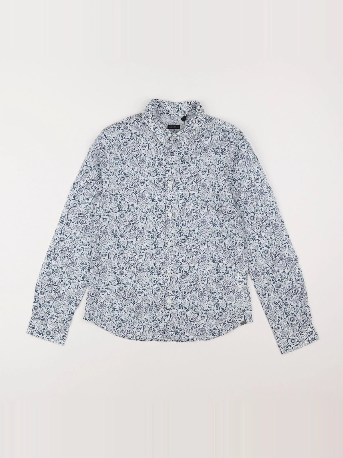 IKKS - chemise blanc, bleu - 10 ans