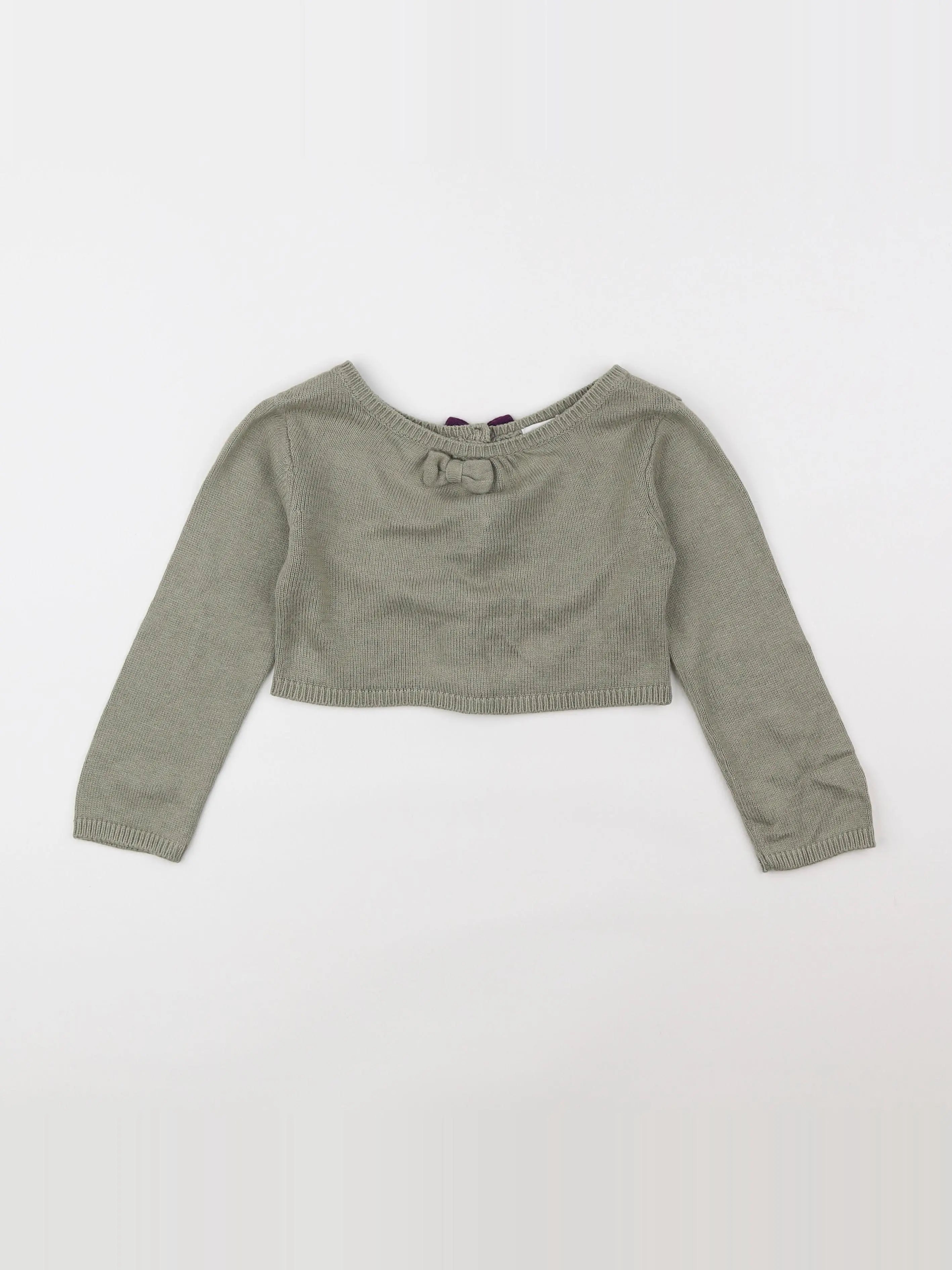 Vertbaudet - pull vert - 4 ans