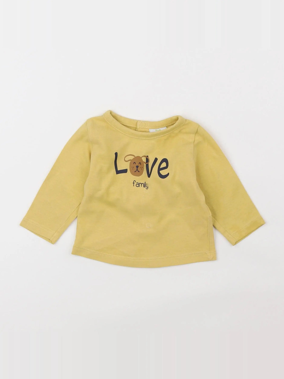 Tape à l'oeil - tee-shirt jaune - 3 mois