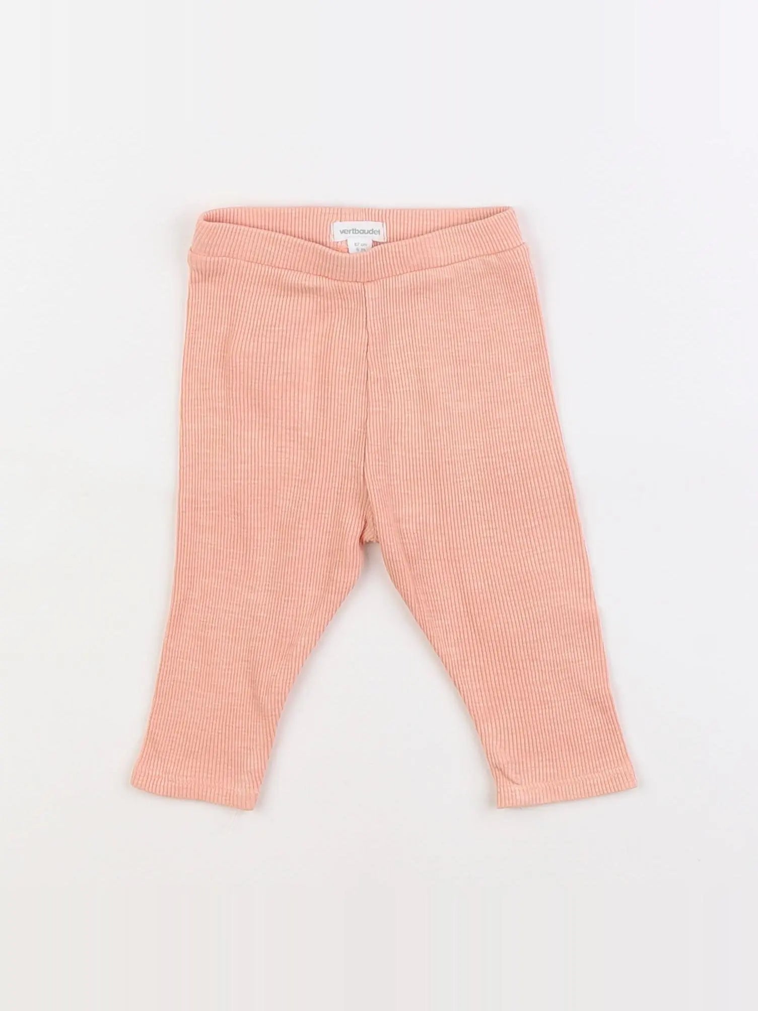Vertbaudet - legging rose - 6 mois