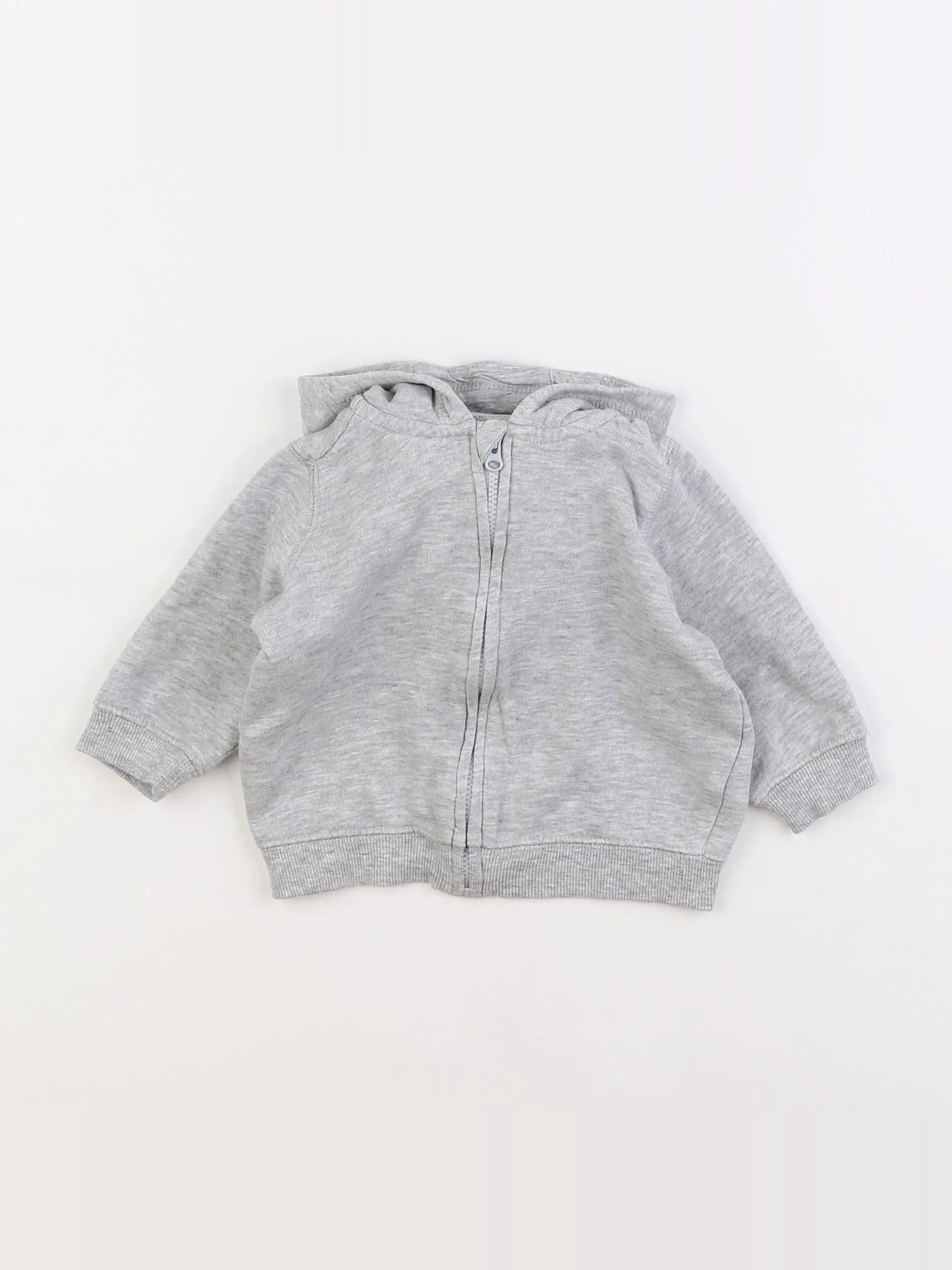 H&M - sweat gris - 3 mois