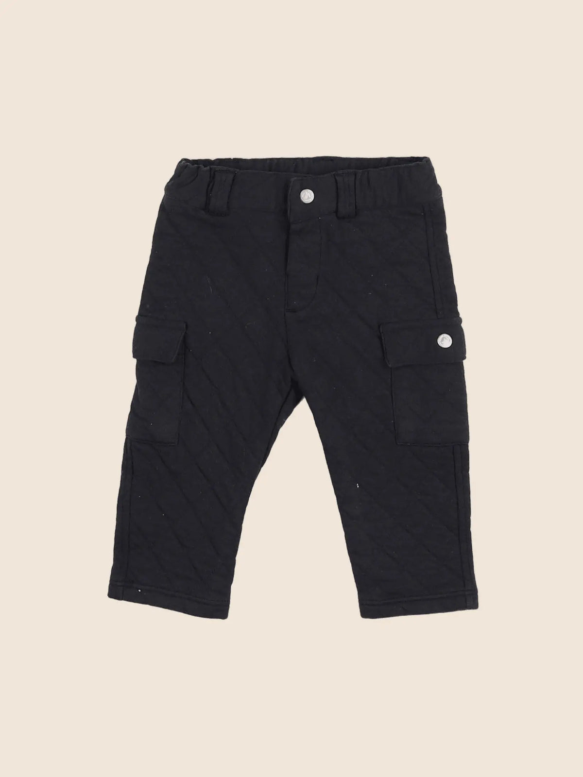 Petit Bateau - pantalon bleu - 6 mois