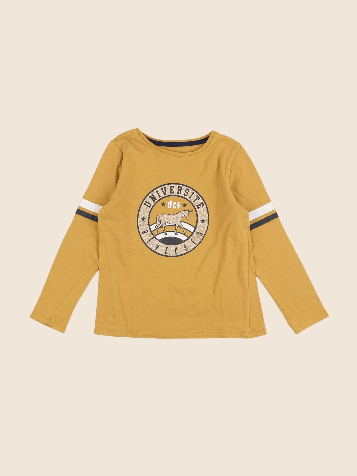 Vertbaudet - tee-shirt jaune - 5 ans