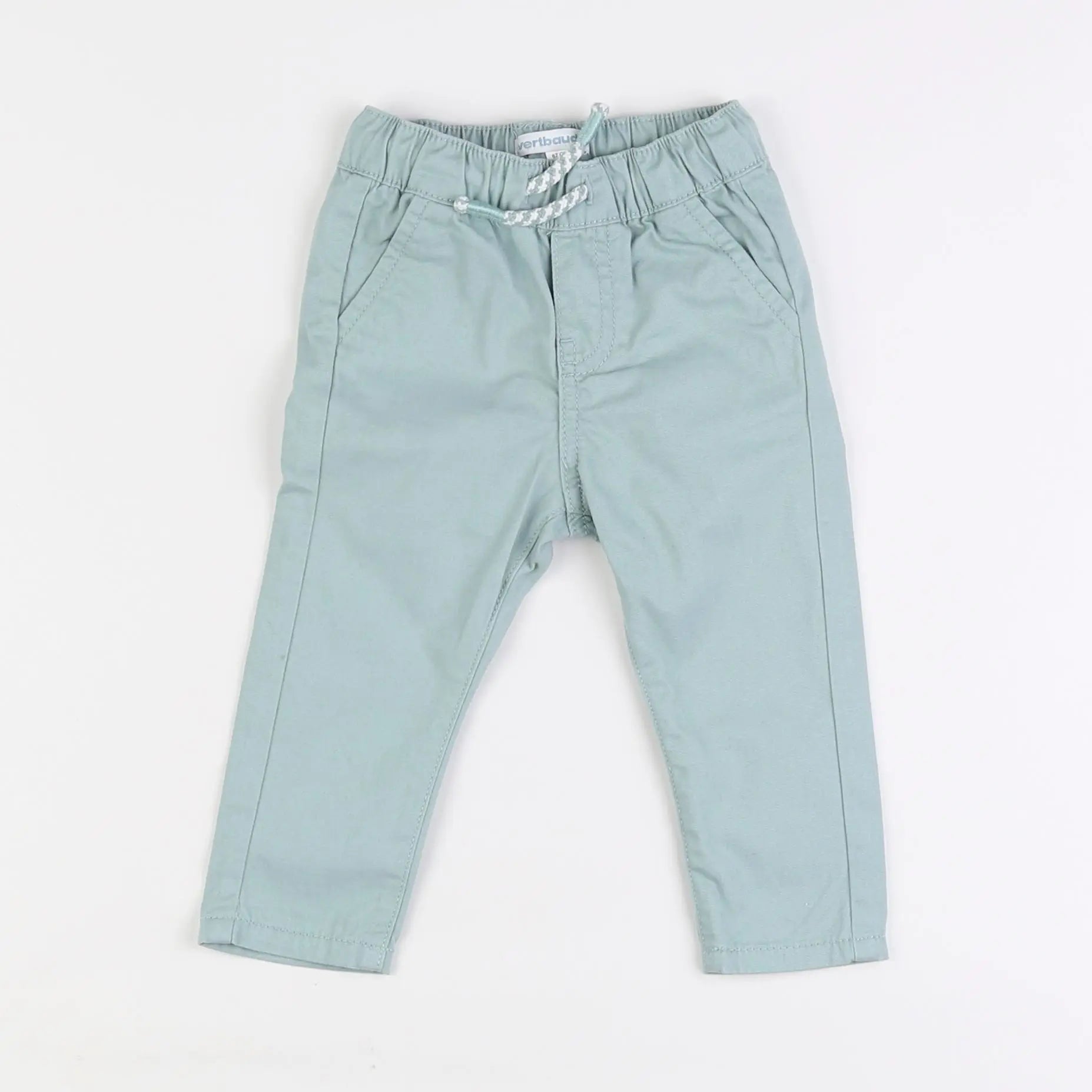 Vertbaudet - pantalon bleu - 6 mois