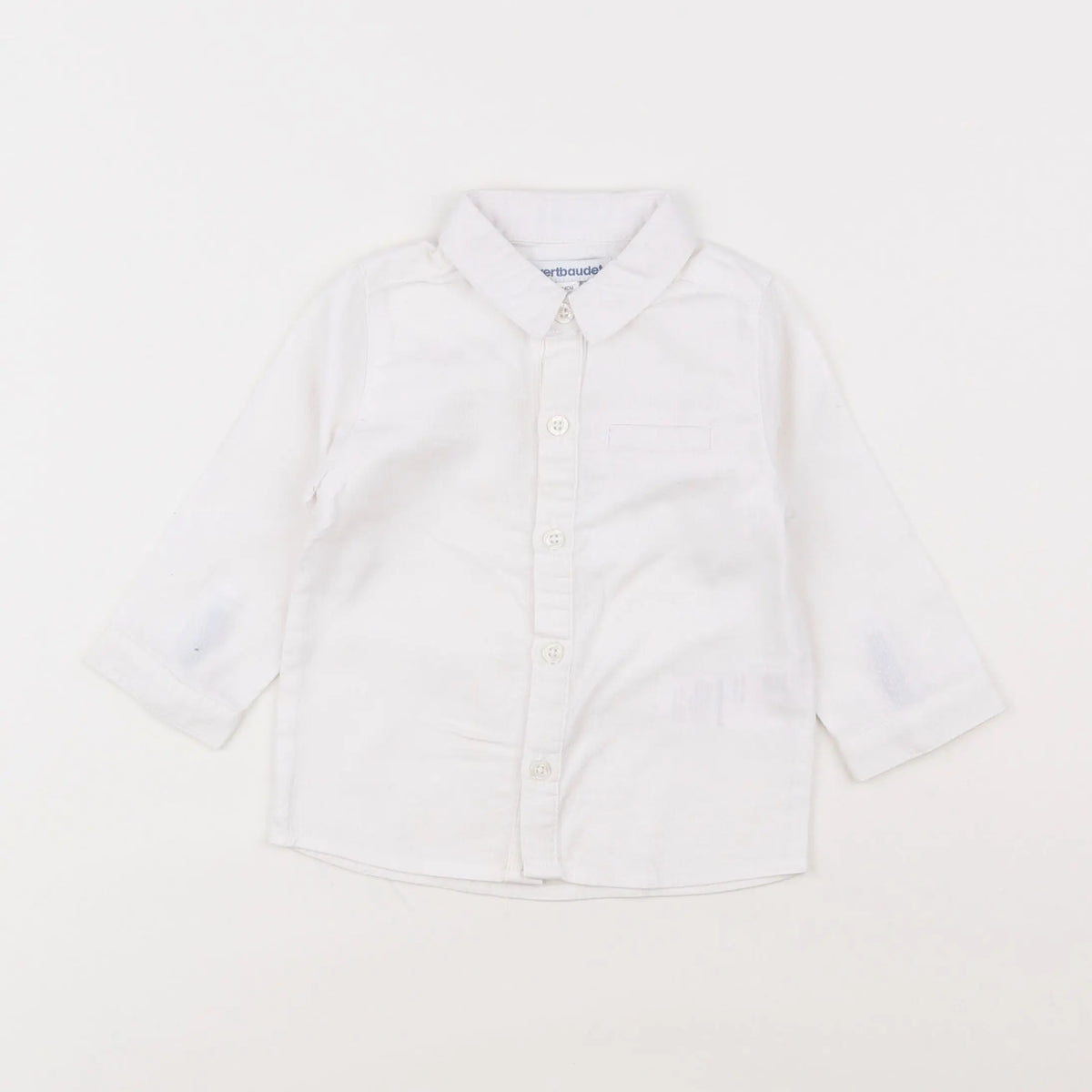 Vertbaudet - chemise blanc - 12 mois