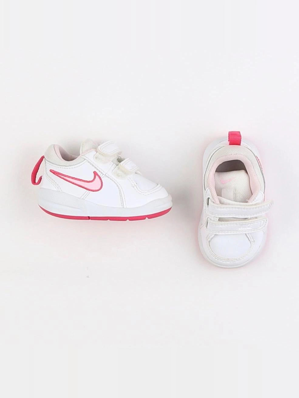 Nike - baskets blanc, rose - pointure 17