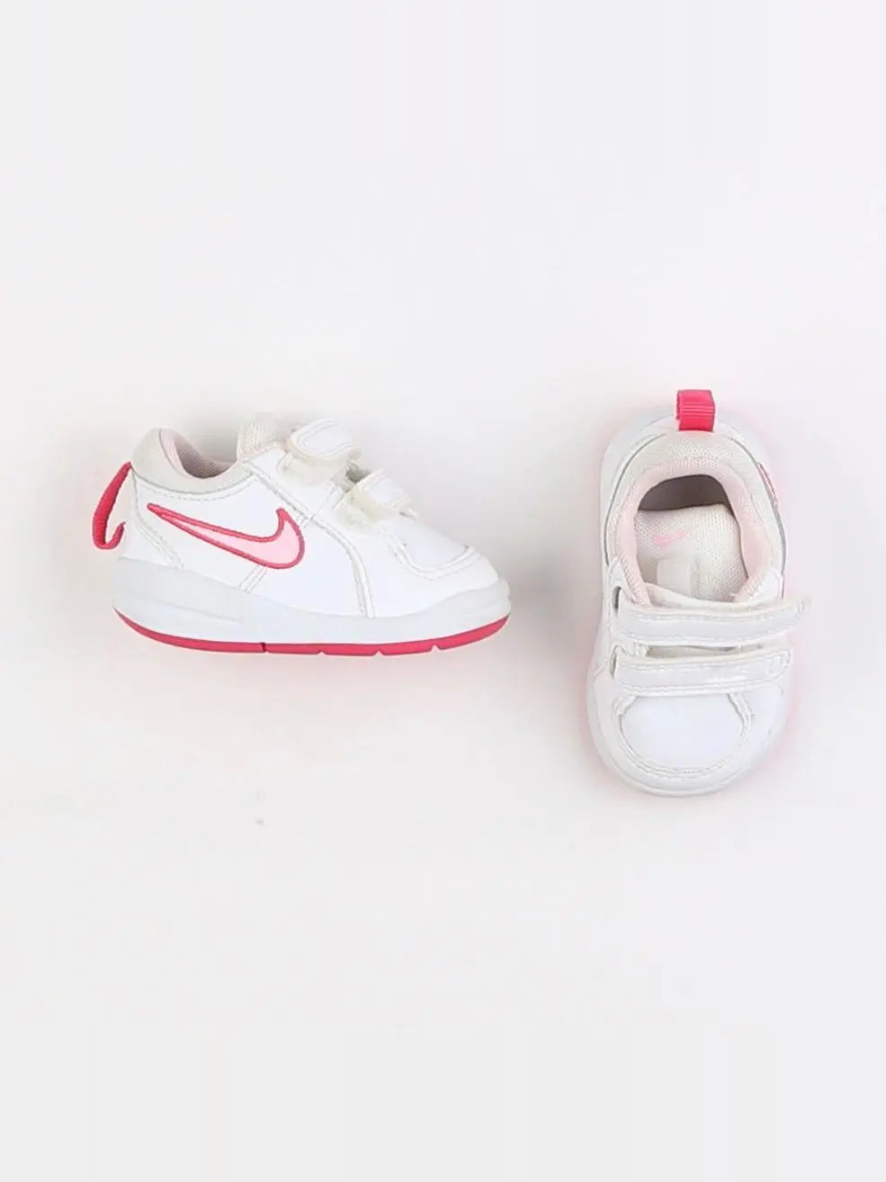 Nike - baskets blanc, rose - pointure 17