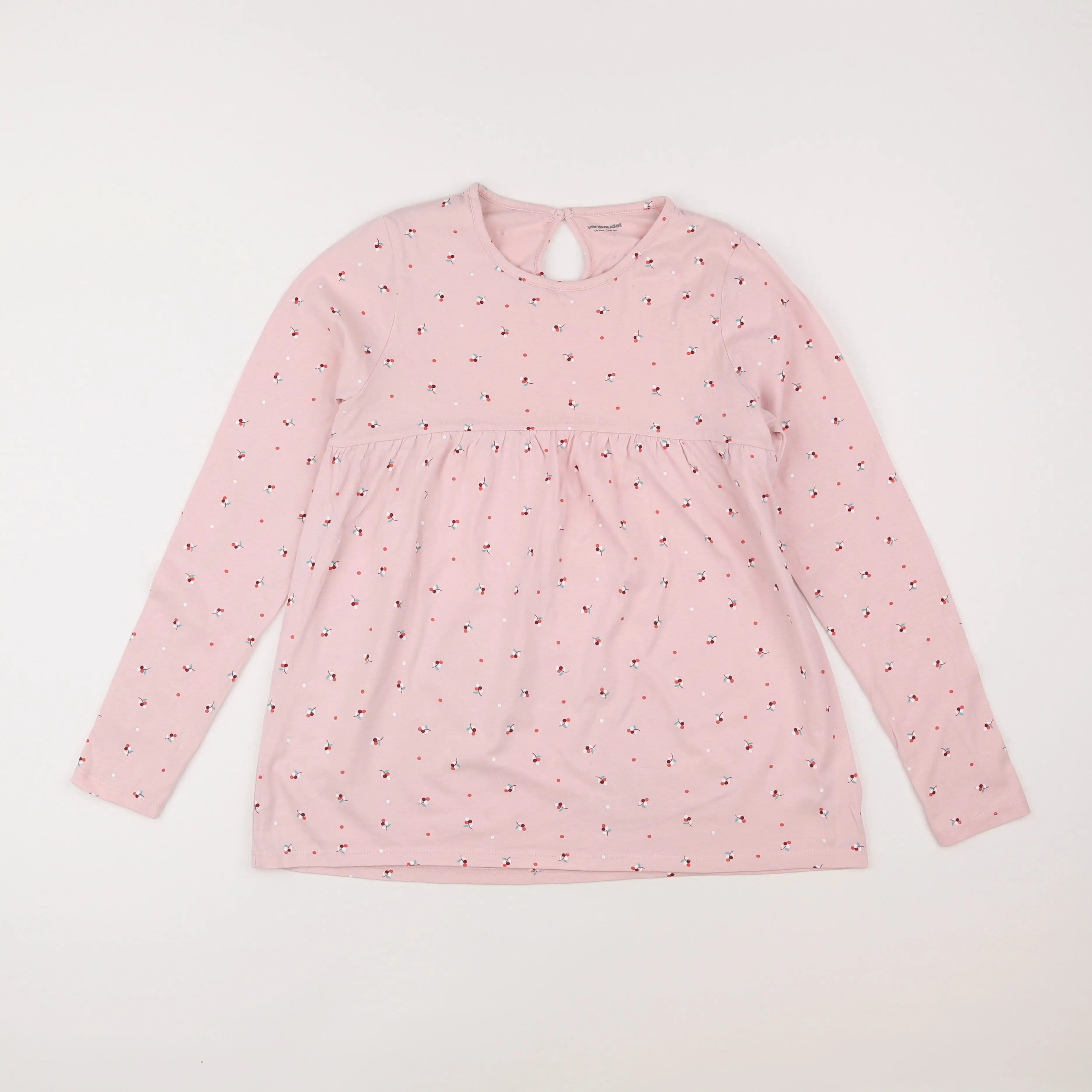 Vertbaudet - tee-shirt rose - 14 ans
