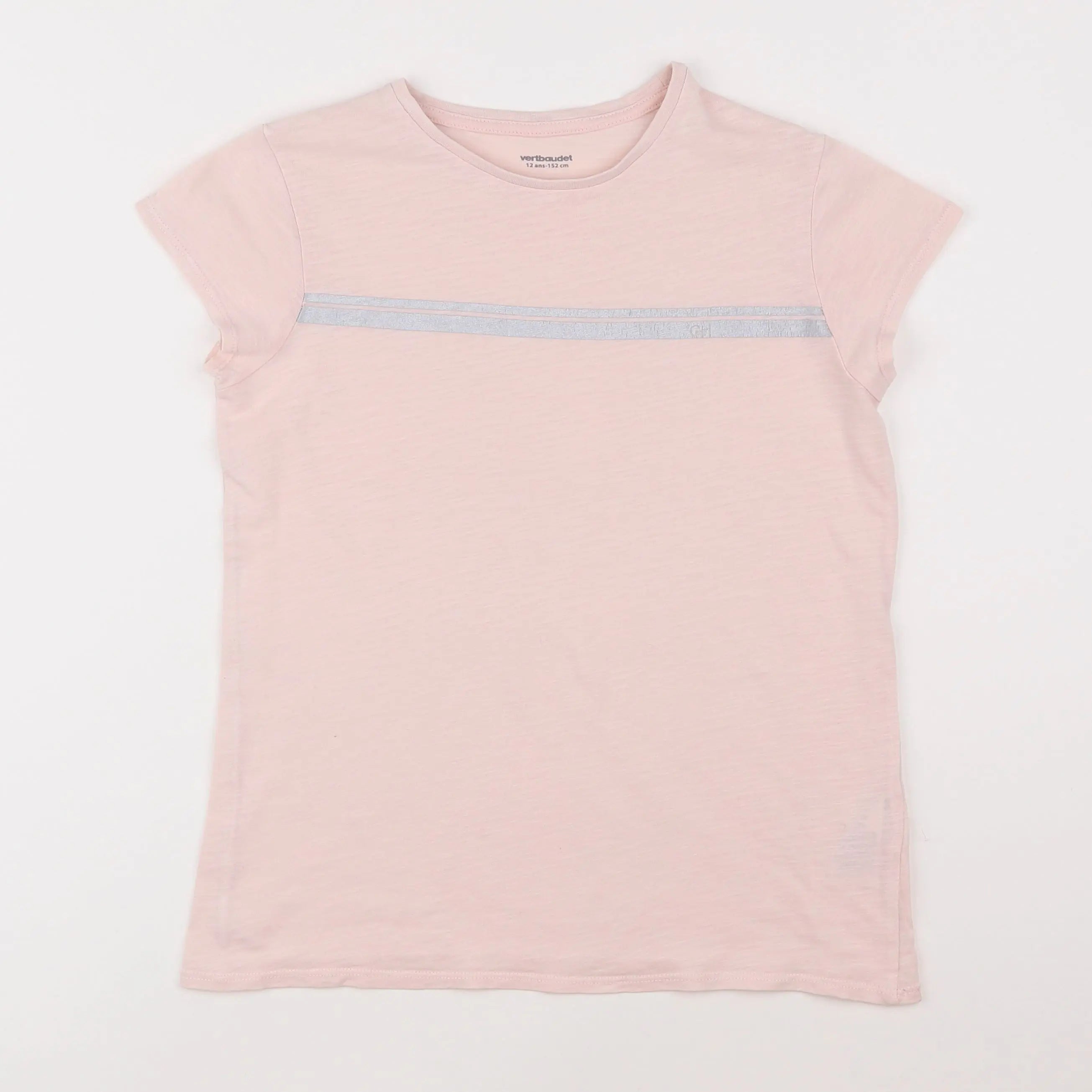 Vertbaudet - tee-shirt rose - 12 ans