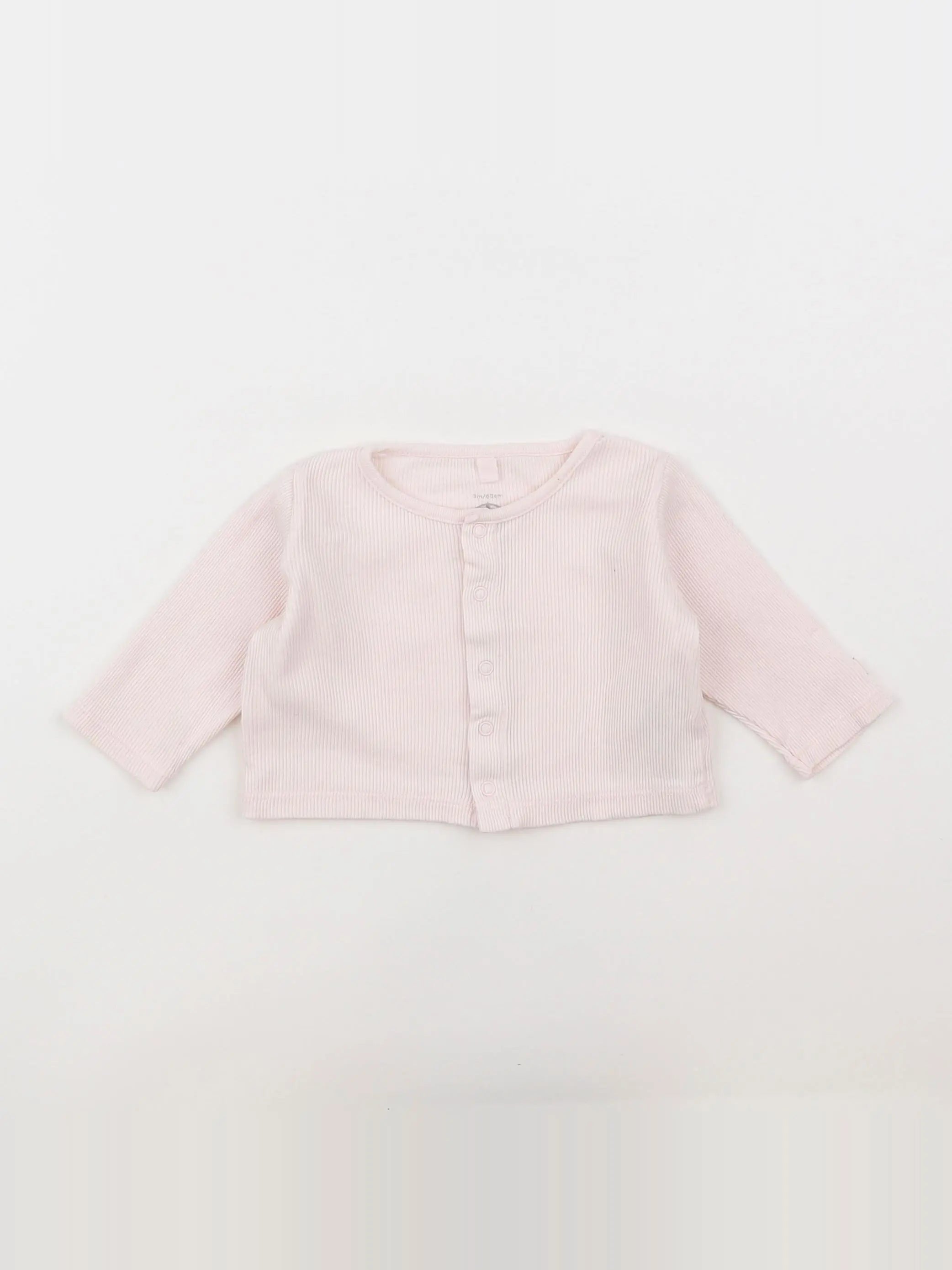 Petit Bateau - tee-shirt rose - 3 mois
