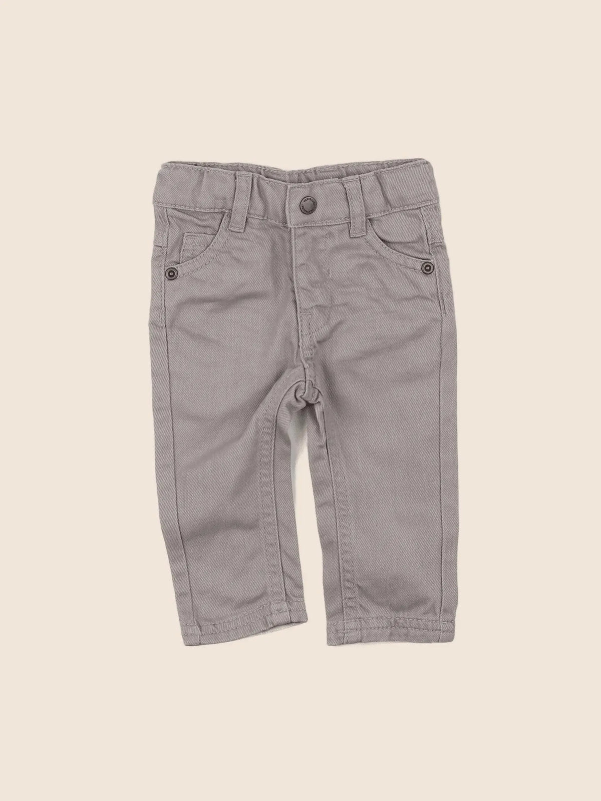 Vertbaudet - jean gris - 3 mois