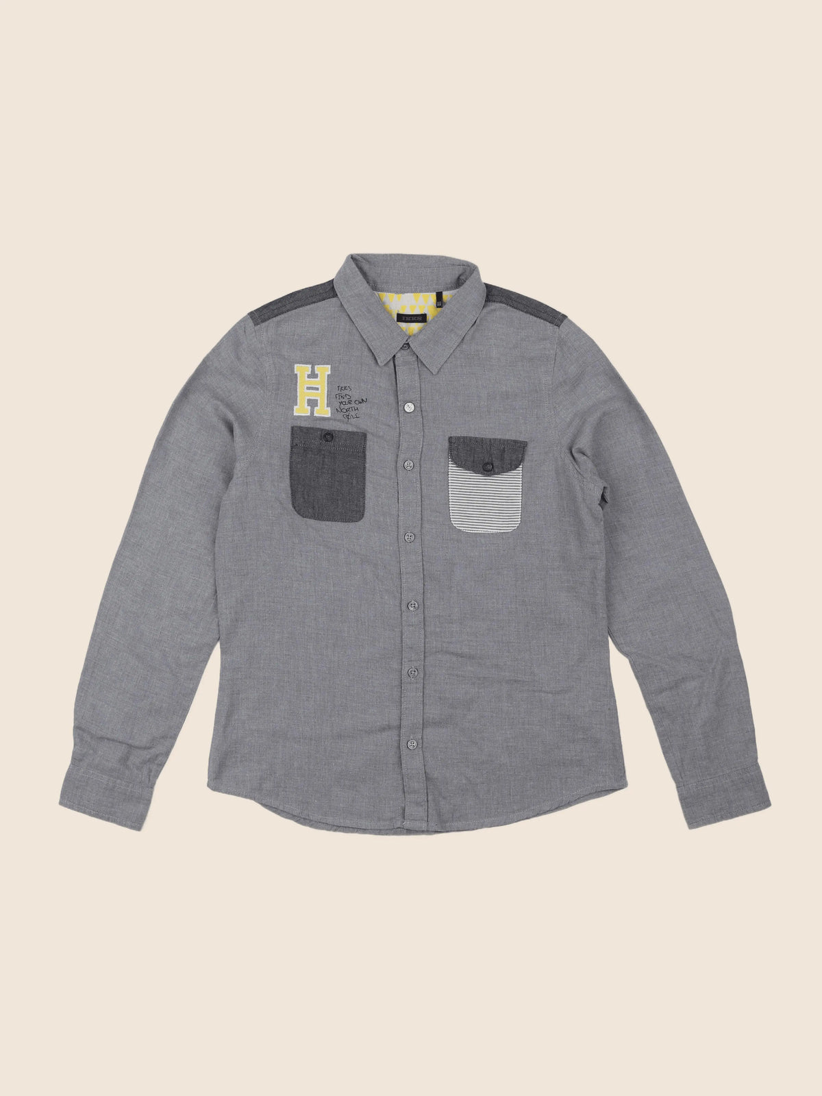 IKKS - chemise gris - 12 ans