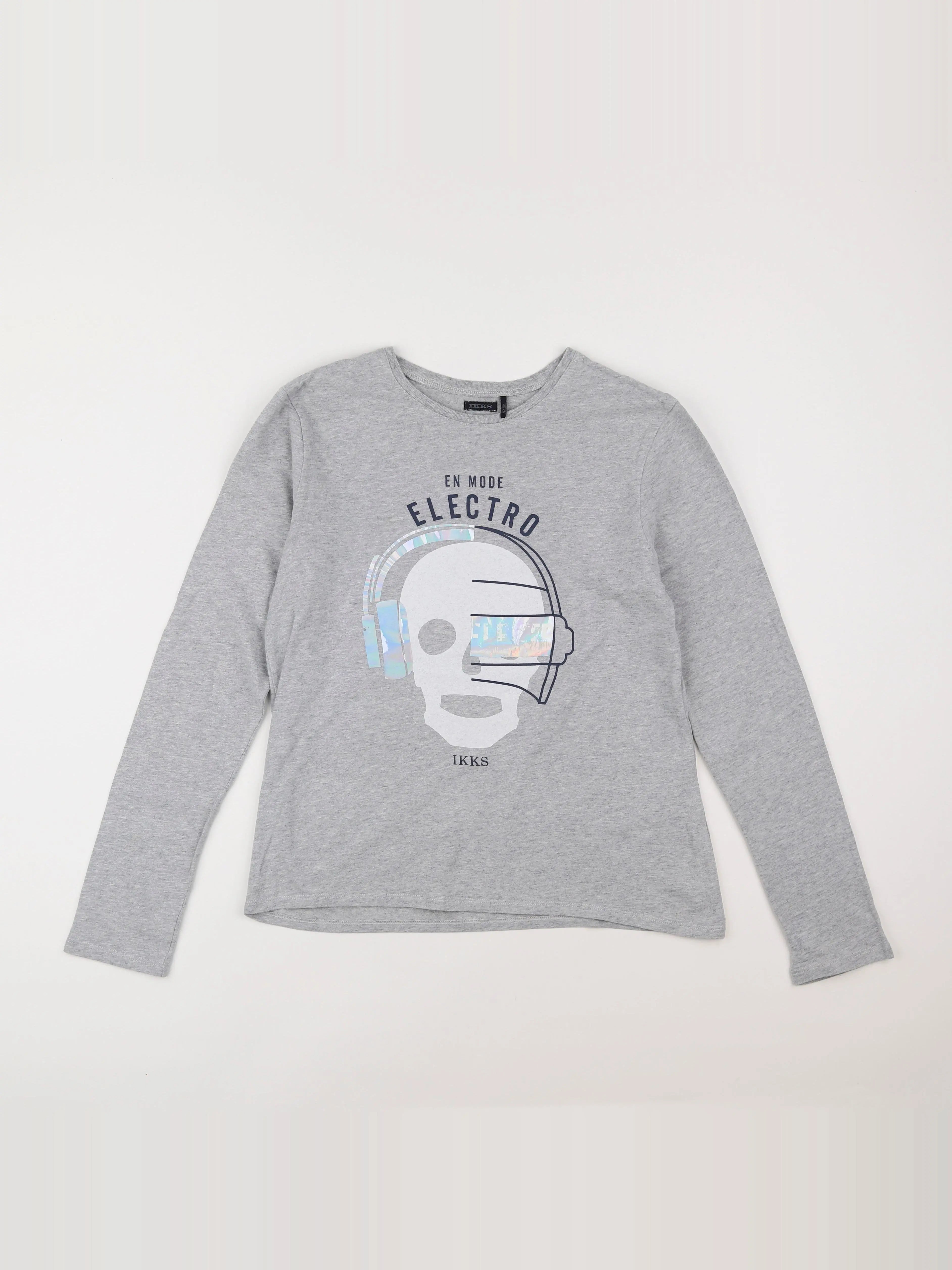 IKKS - tee-shirt gris - 14 ans