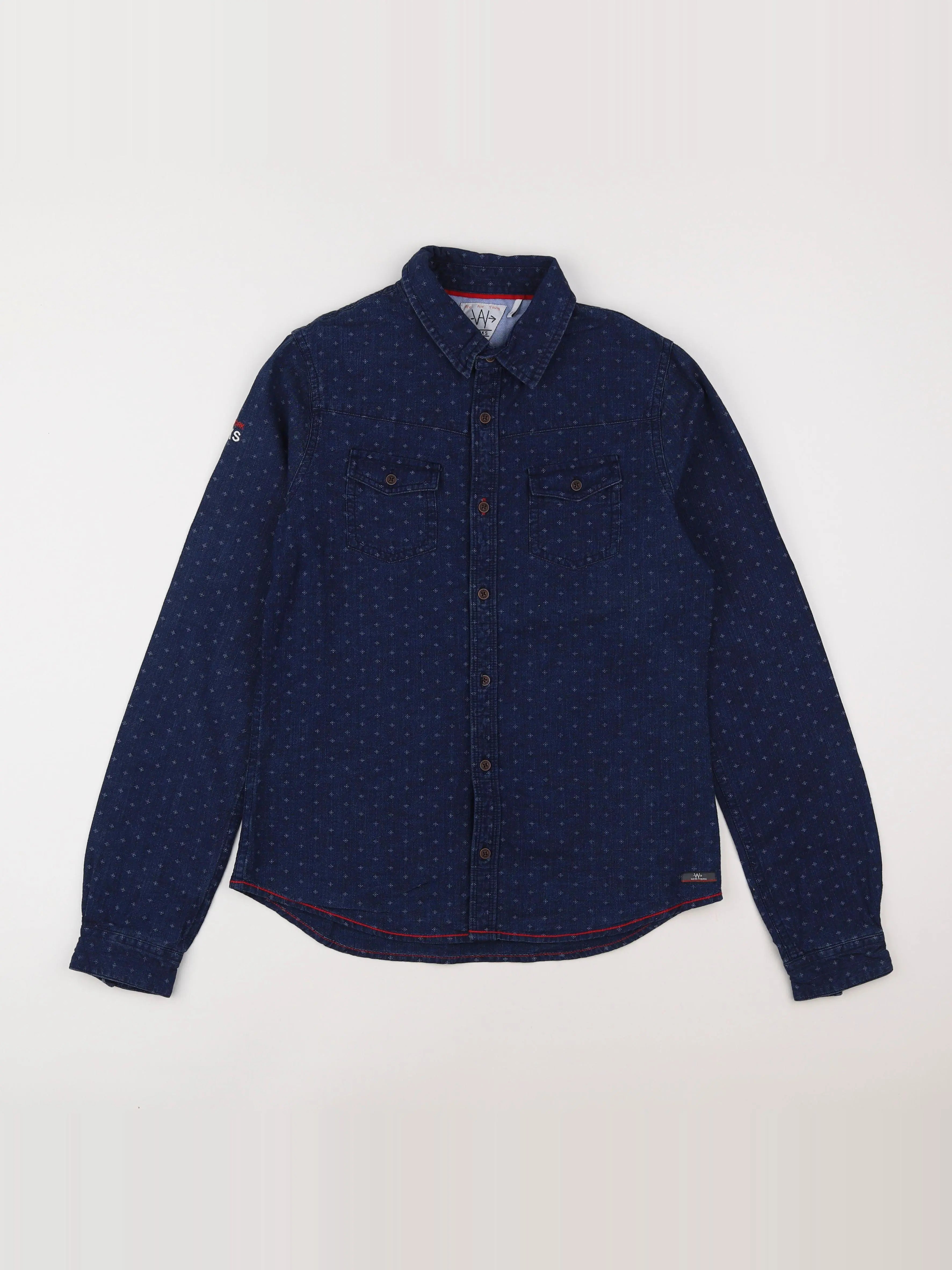 IKKS - chemise bleu - 14 ans