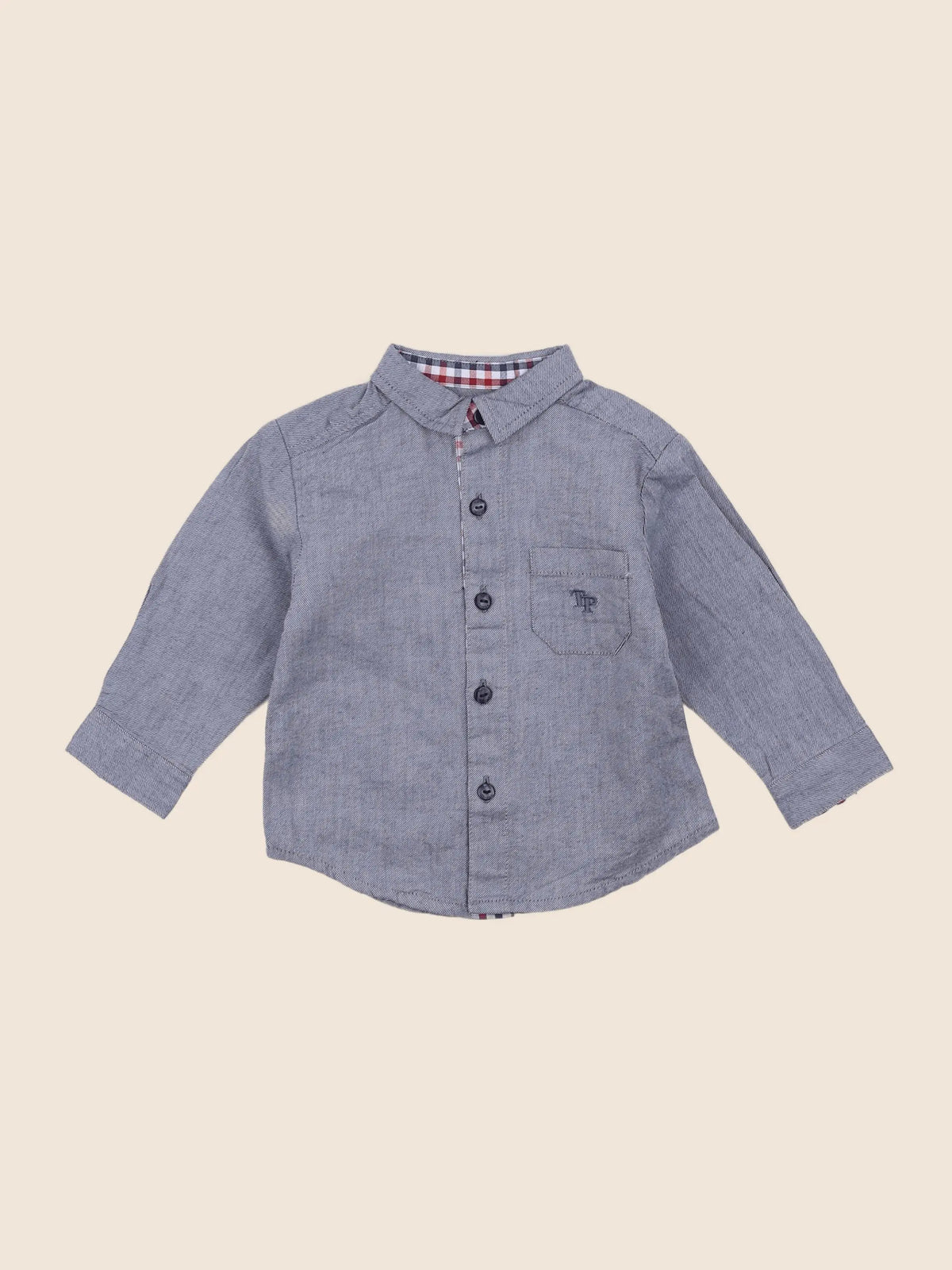 Tutto Piccolo - chemise bleu - 6 mois