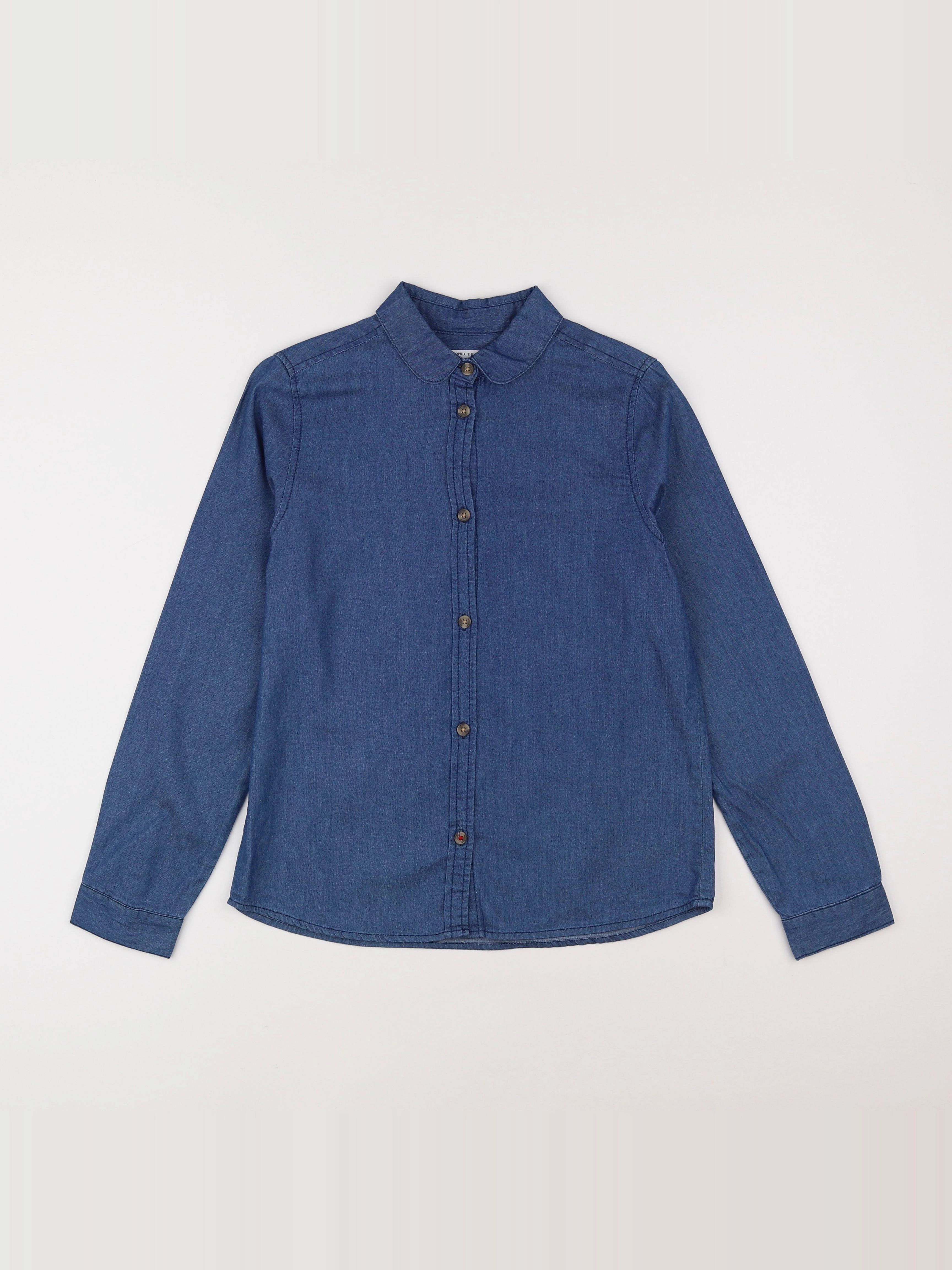 Monoprix - chemise bleu - 12 ans